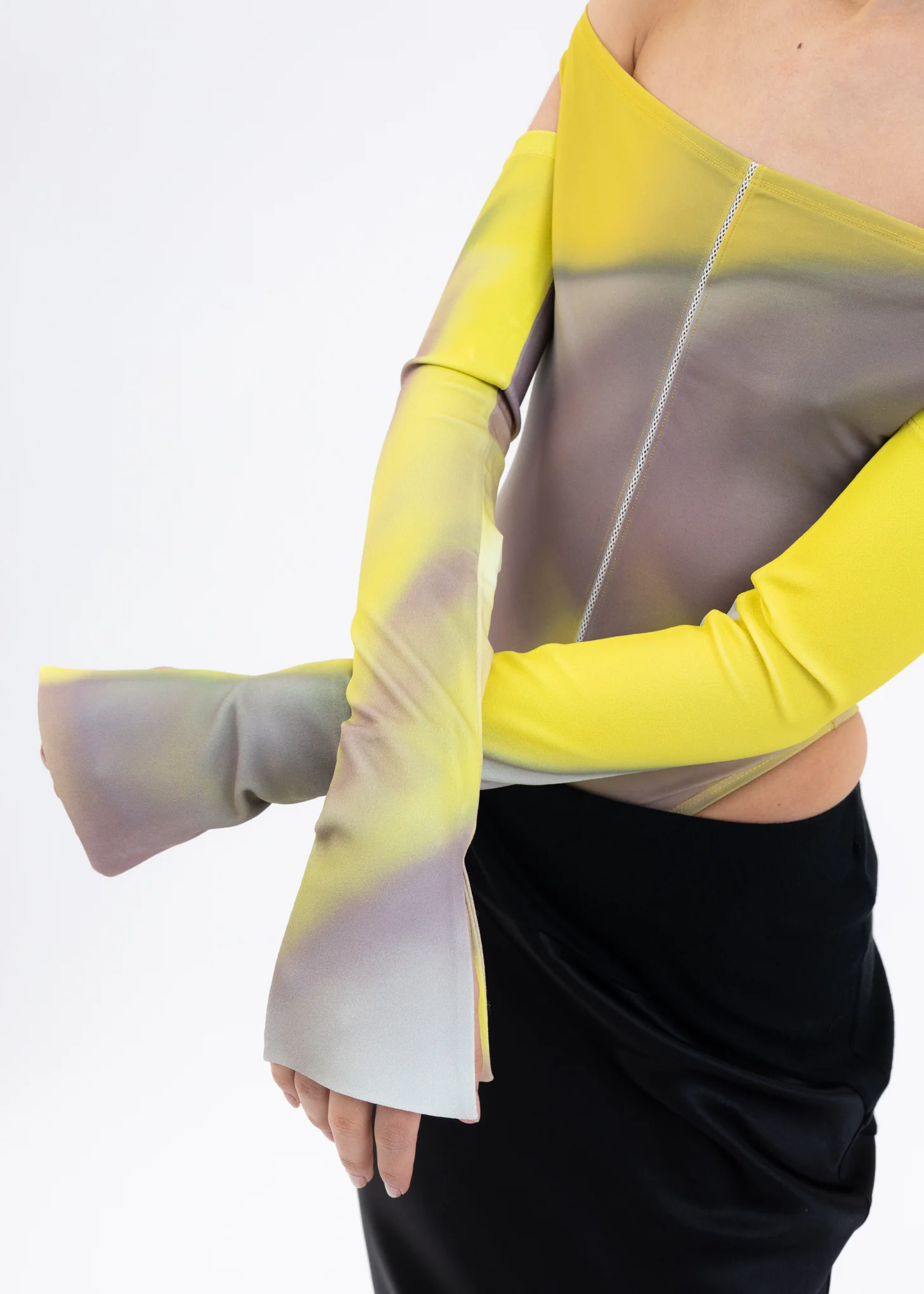 Yellow And Grey Arm Sleeves - Image 4