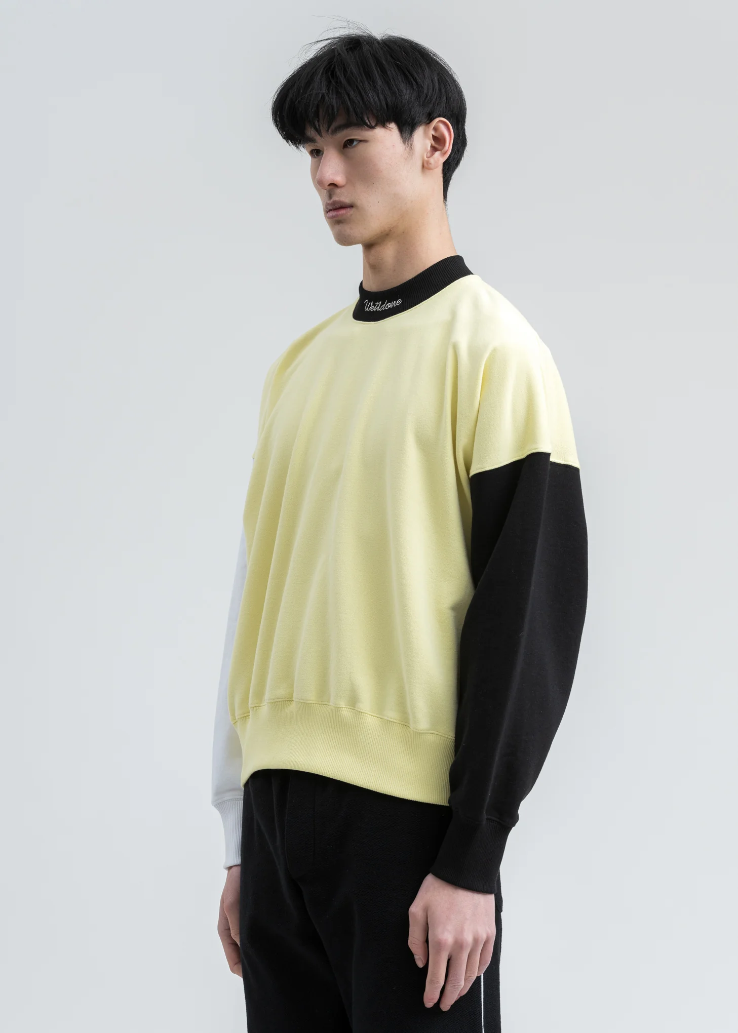 Yellow Blocking Sweatshirt - Image 3