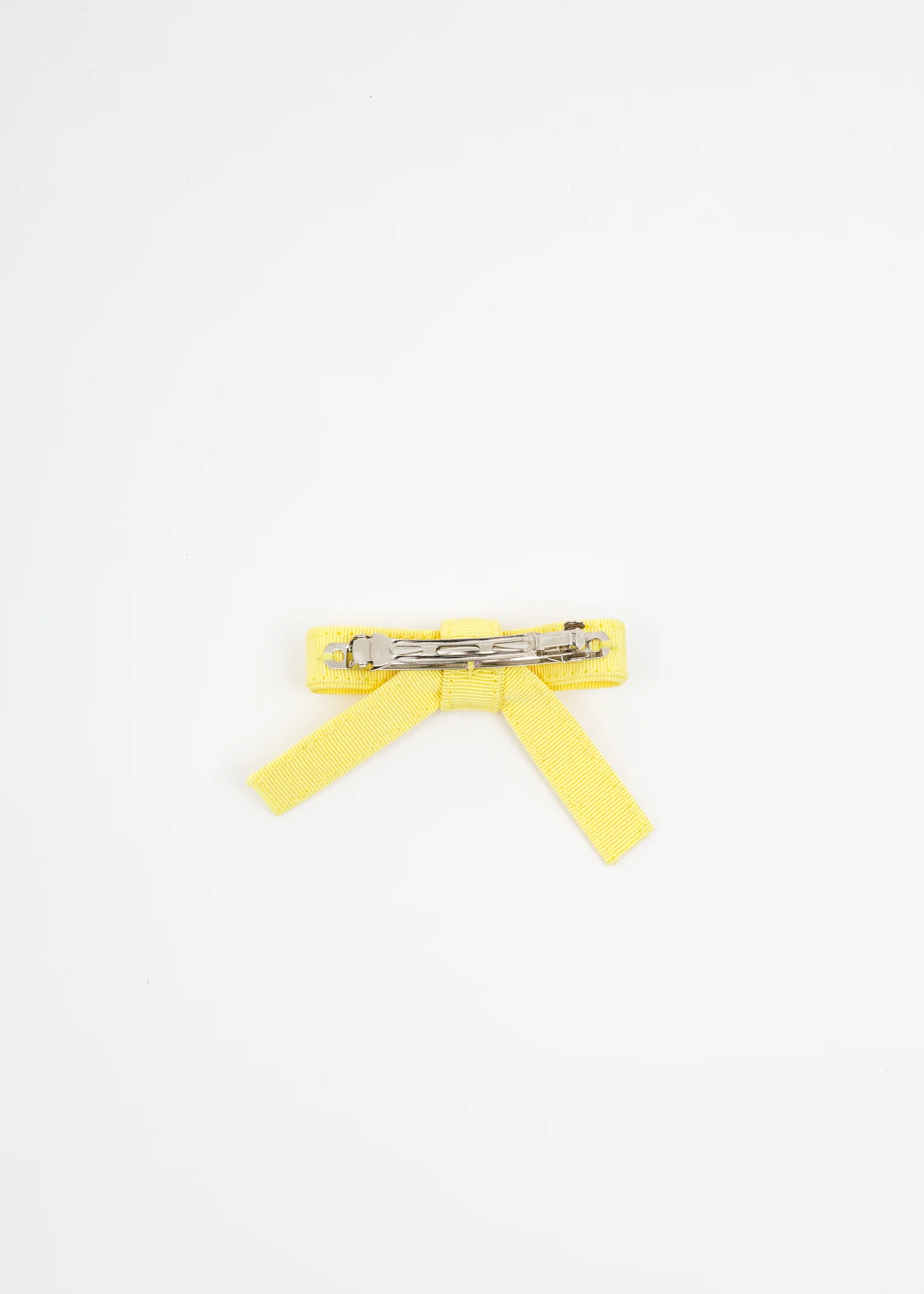 Yellow Bow Small Hair Clip - Image 5