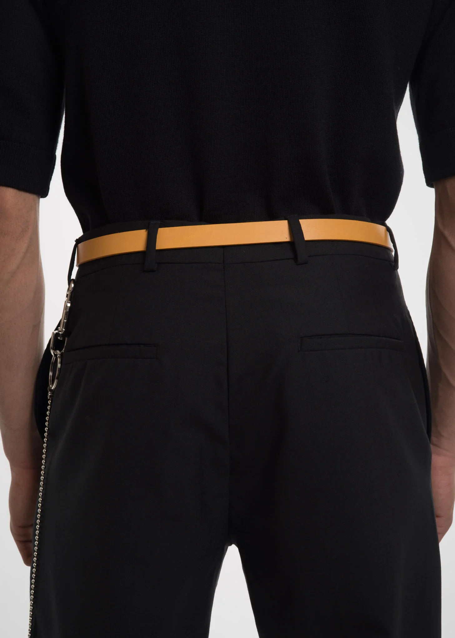 Yellow Cas Leather Belt - Image 3