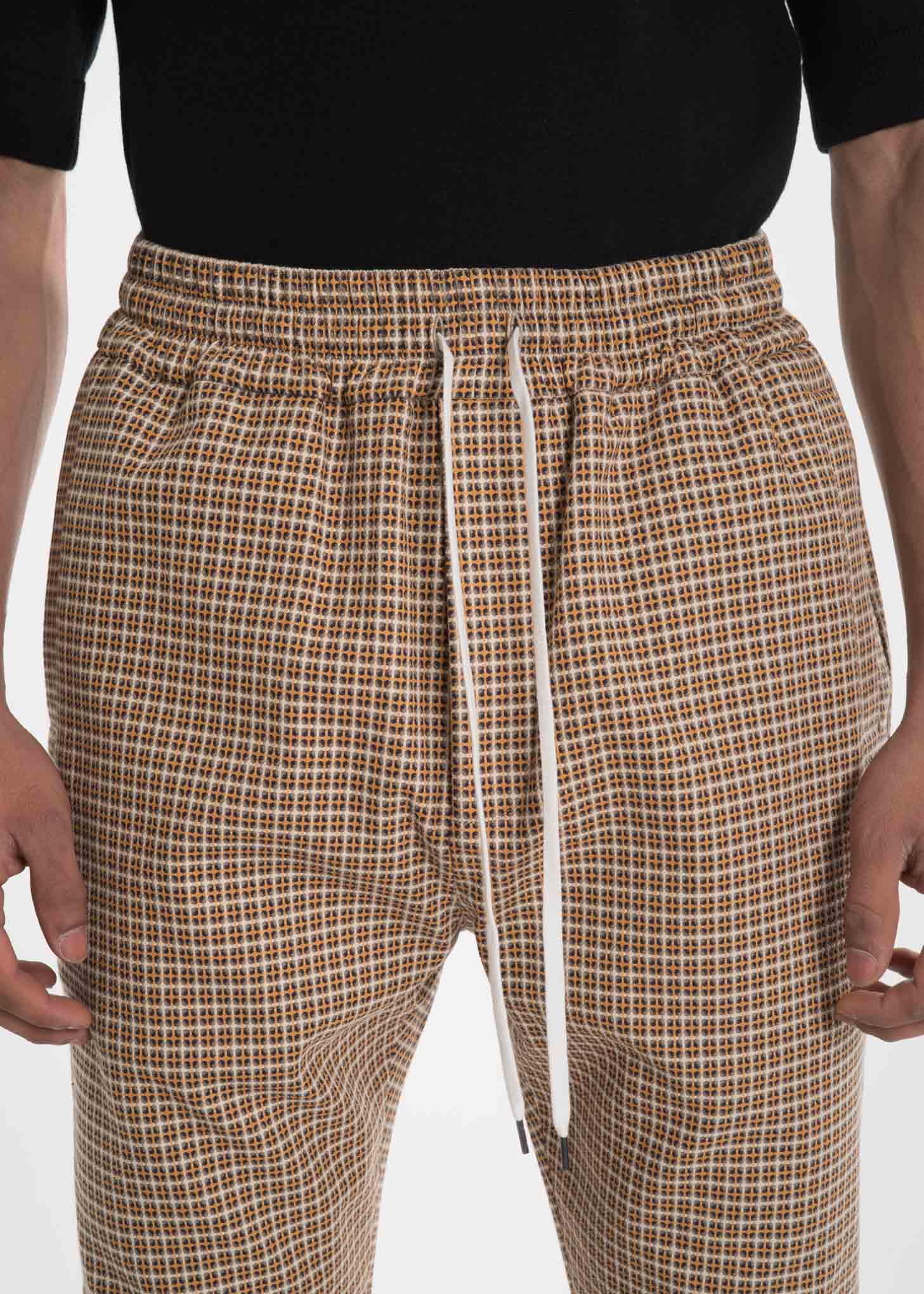 Yellow Check Buck Trousers - Image 5