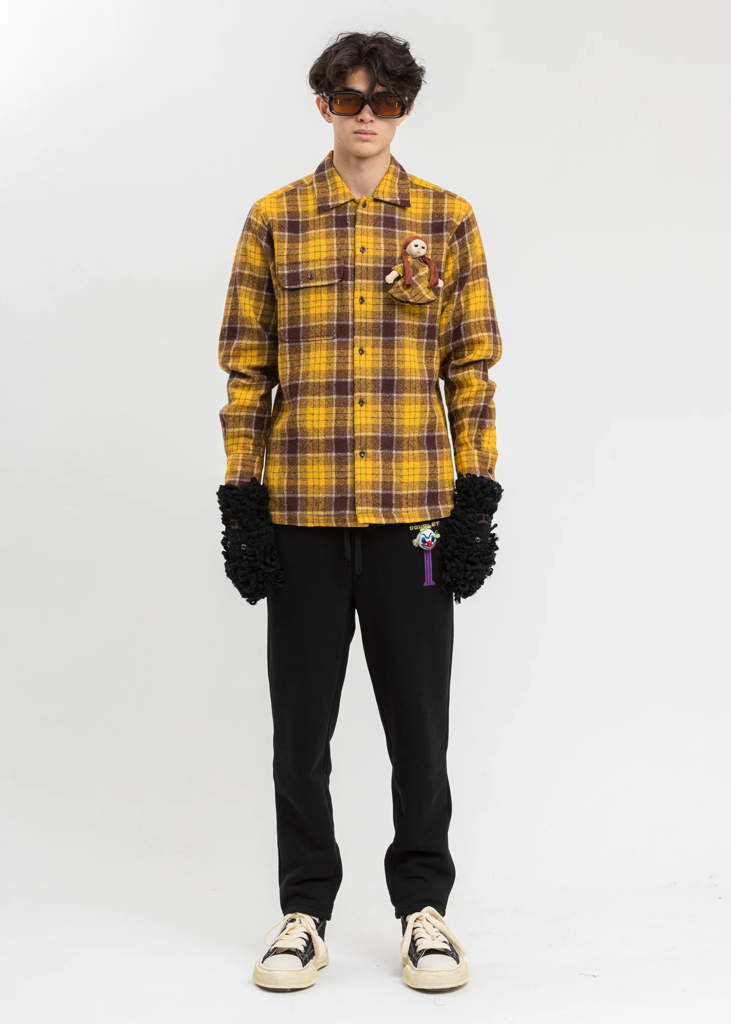 Yellow Check Shirt With My Doll - Image 5