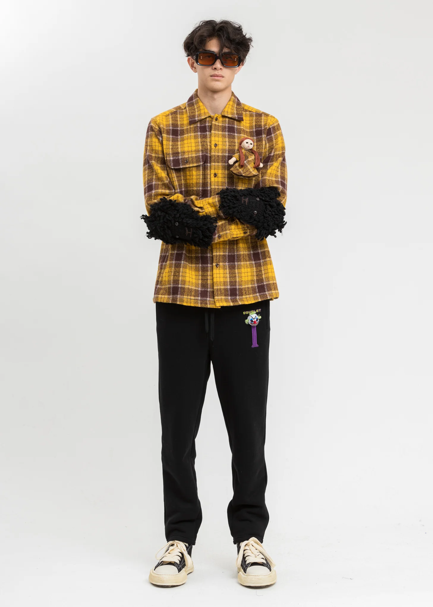 Yellow Check Shirt With My Doll - Image 7