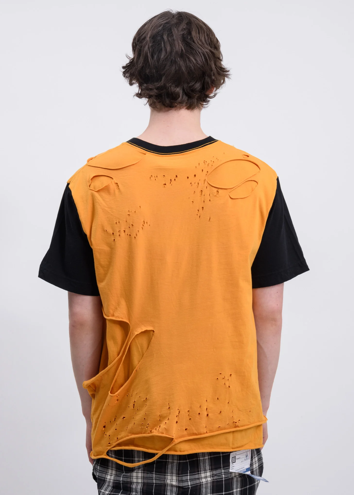 Yellow Damaged T-Shirt - Image 3