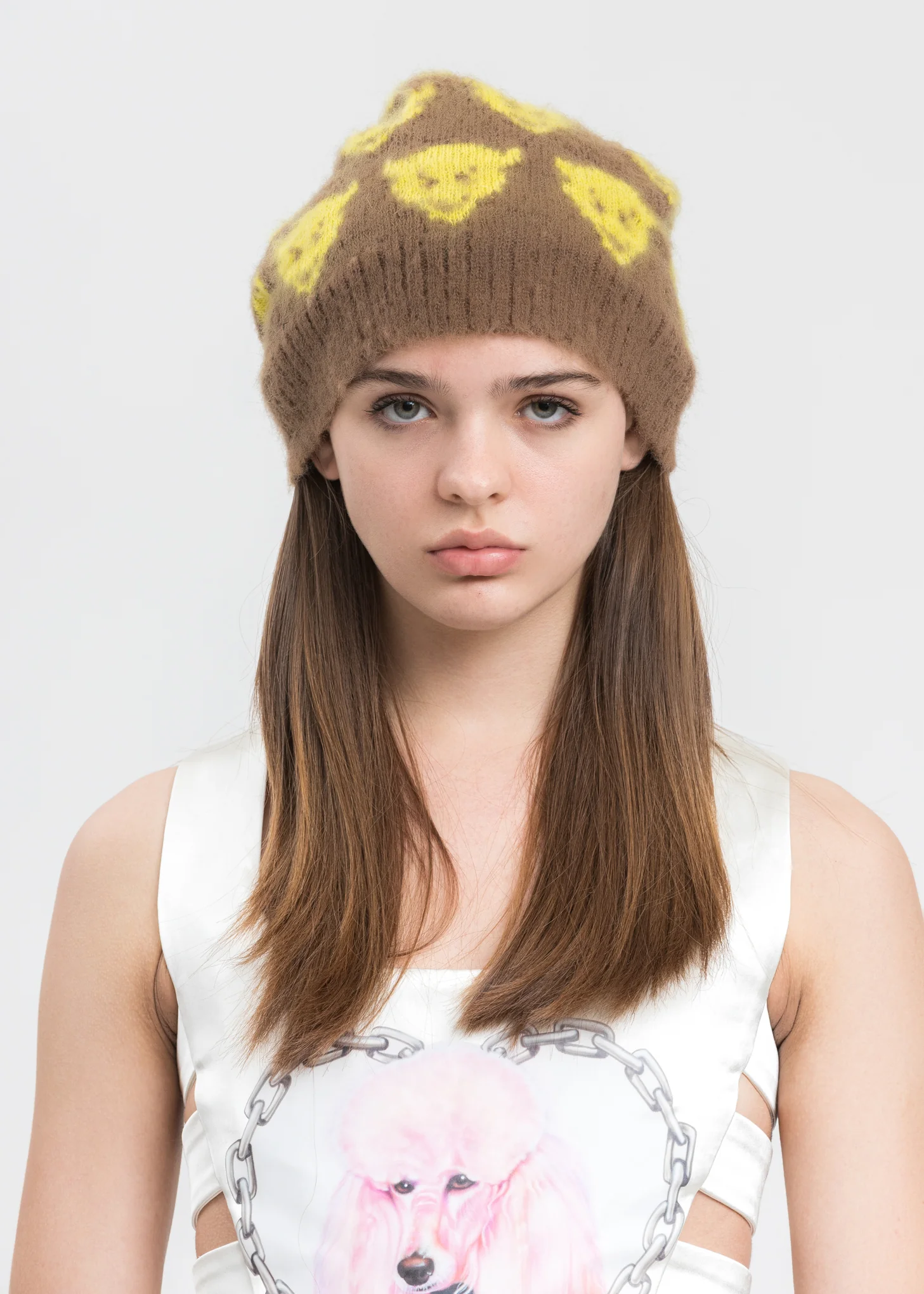 Yellow Devils Knit Beanie - Image 3