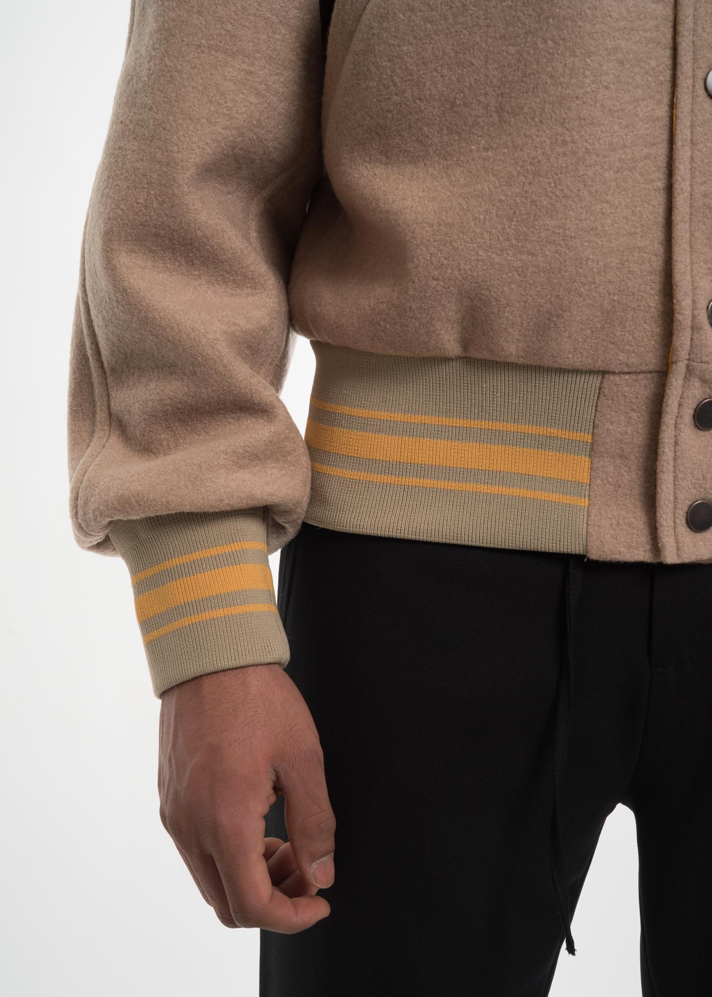 Yellow Dixon Reversible Baseball Jacket - Image 5