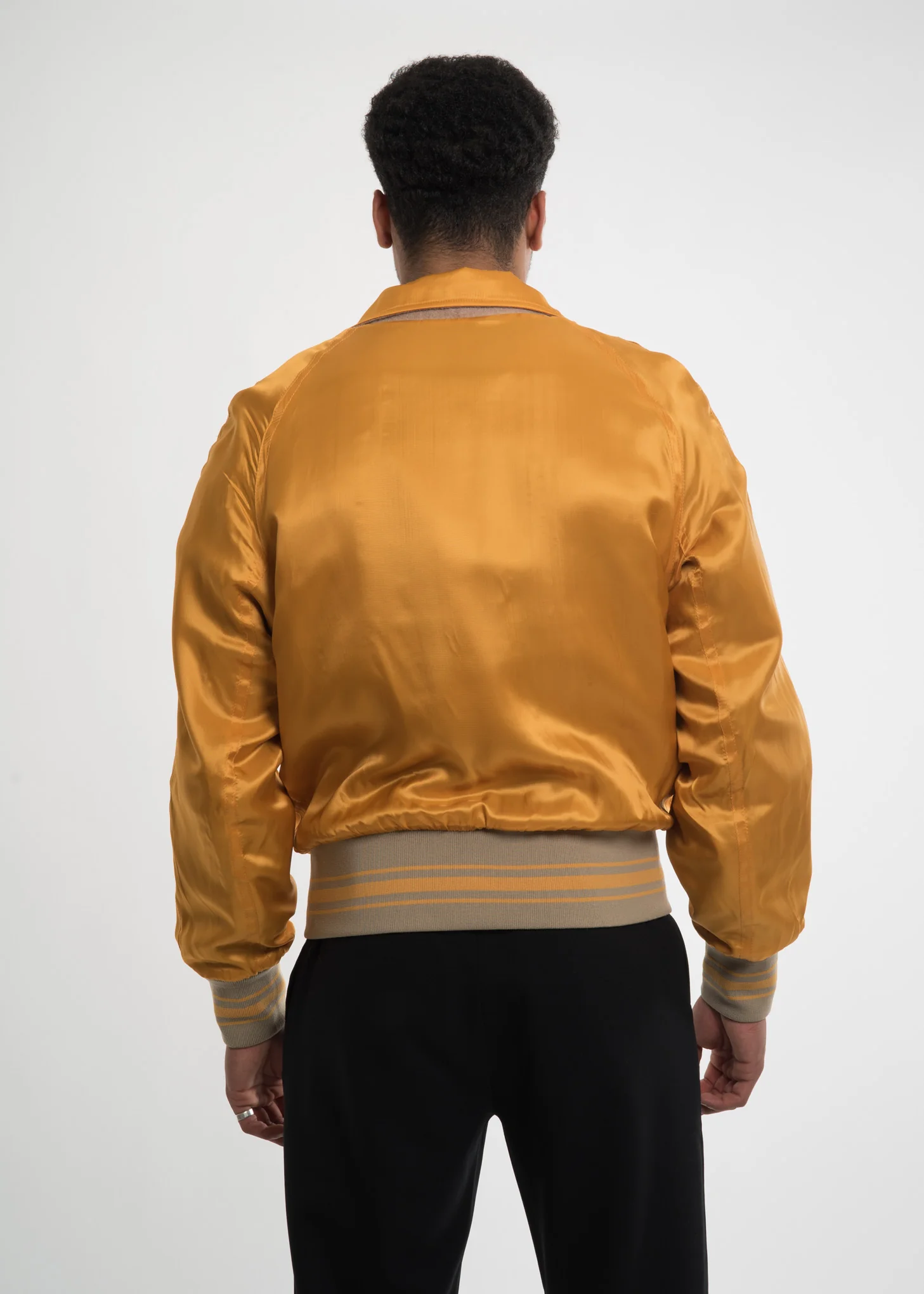Yellow Dixon Reversible Baseball Jacket - Image 7