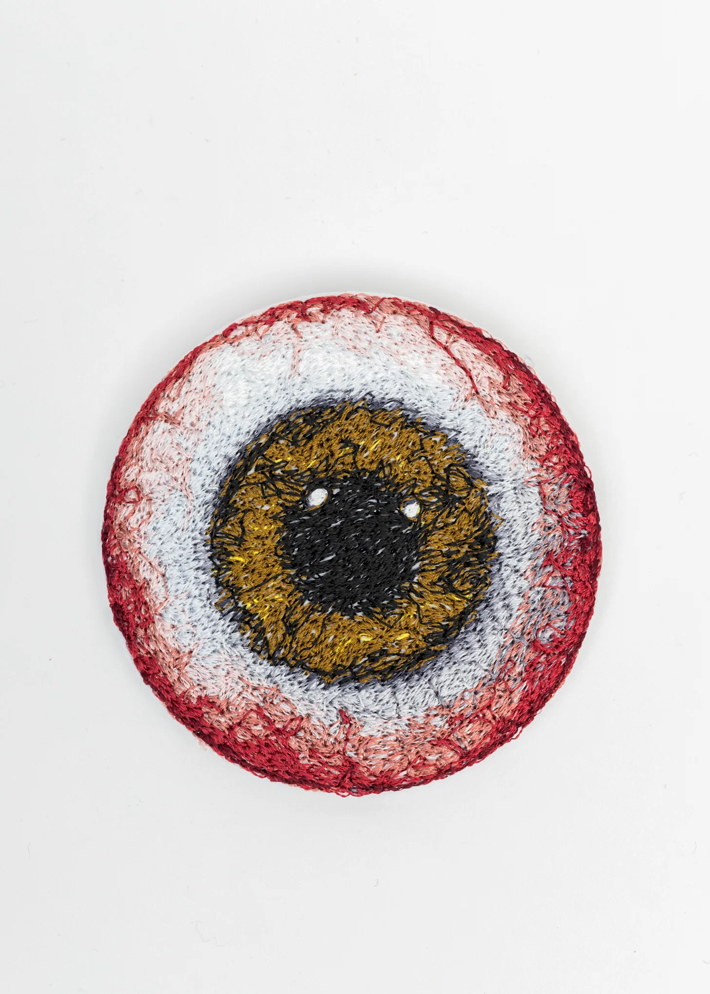 YELLOW EYE EMBROIDERY BADGE