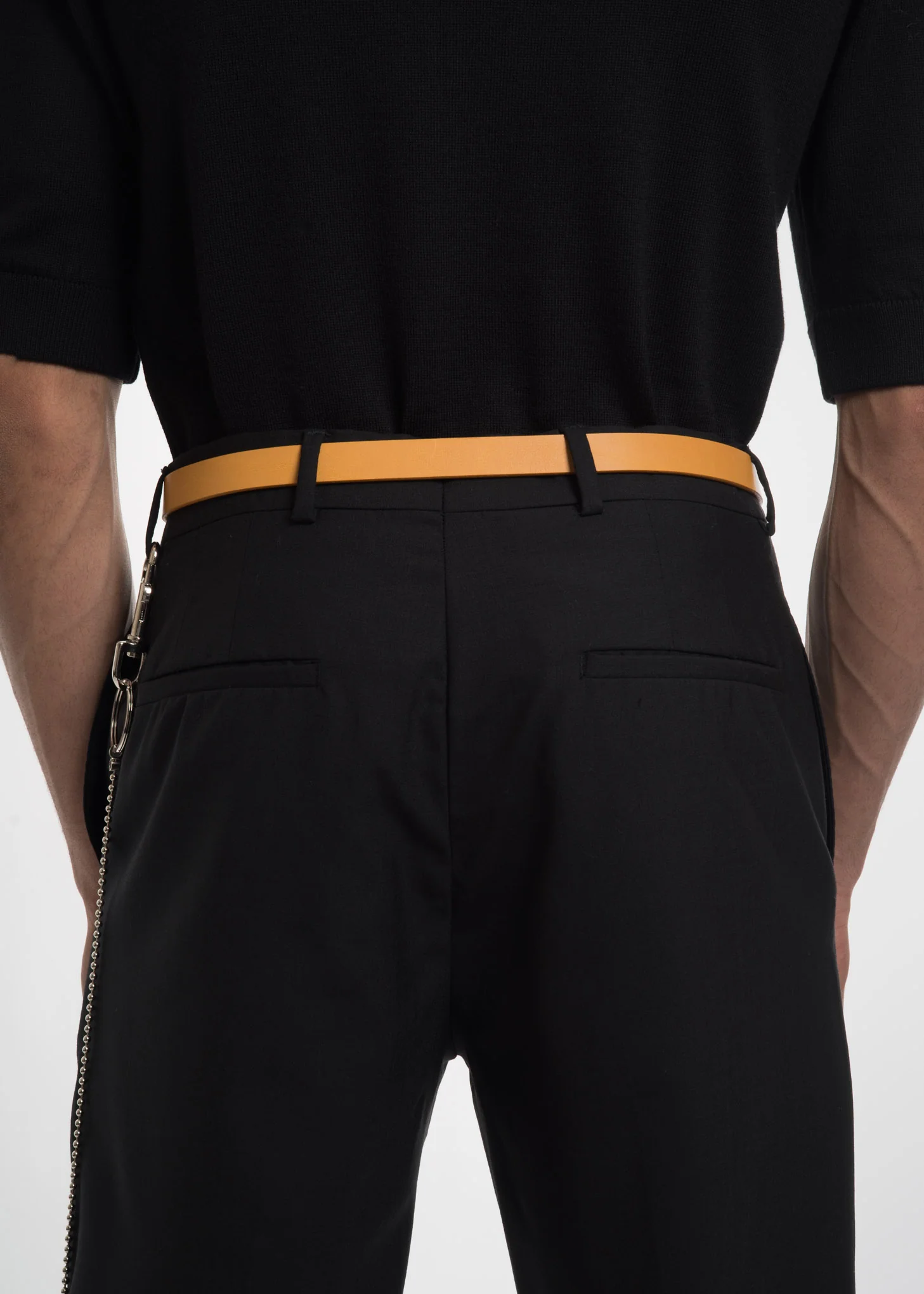 Yellow Glock Western Leather Belt - Image 4