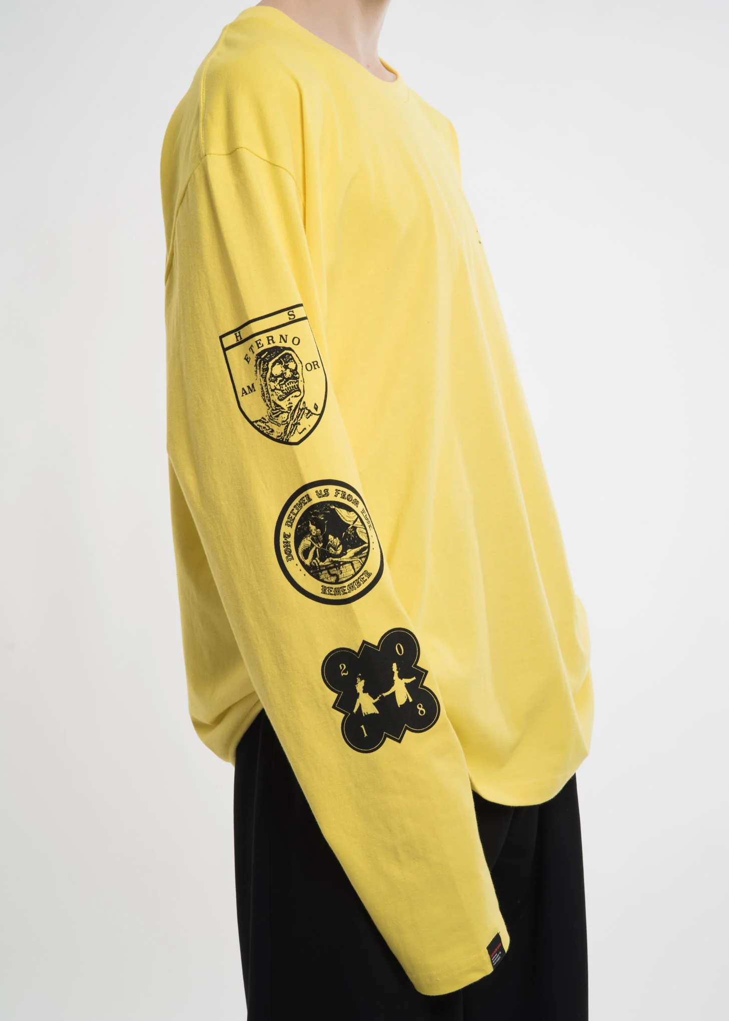 Yellow Graphic L/S T-Shirt - Image 7