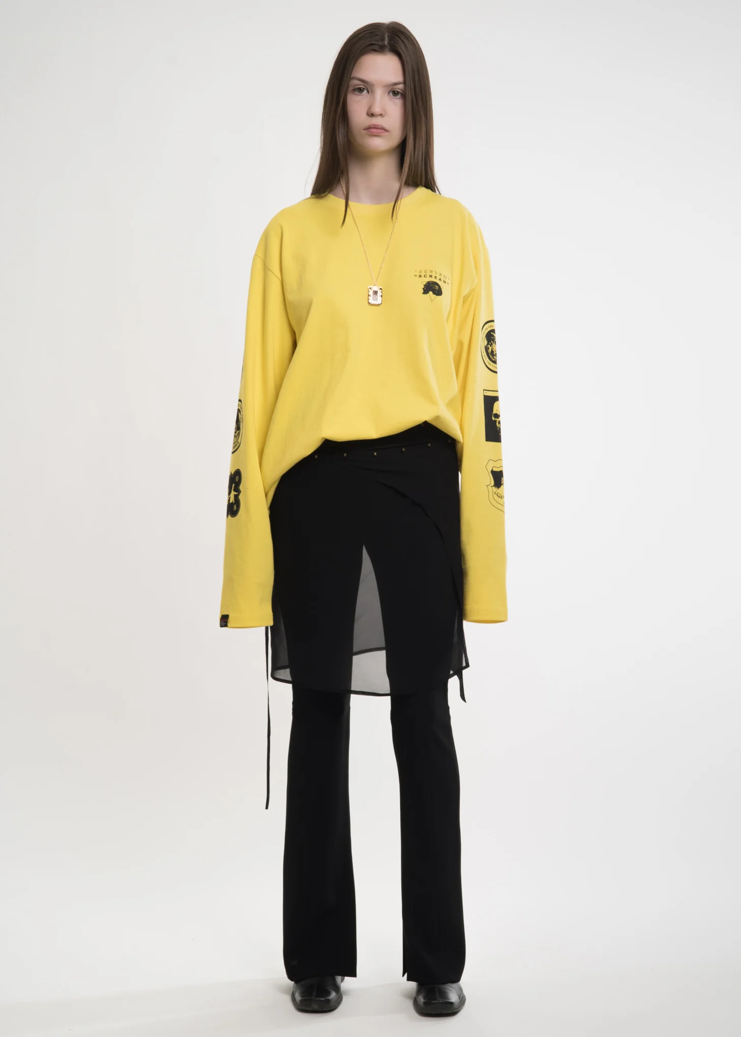 Yellow Graphic L/S T-Shirt - Image 6