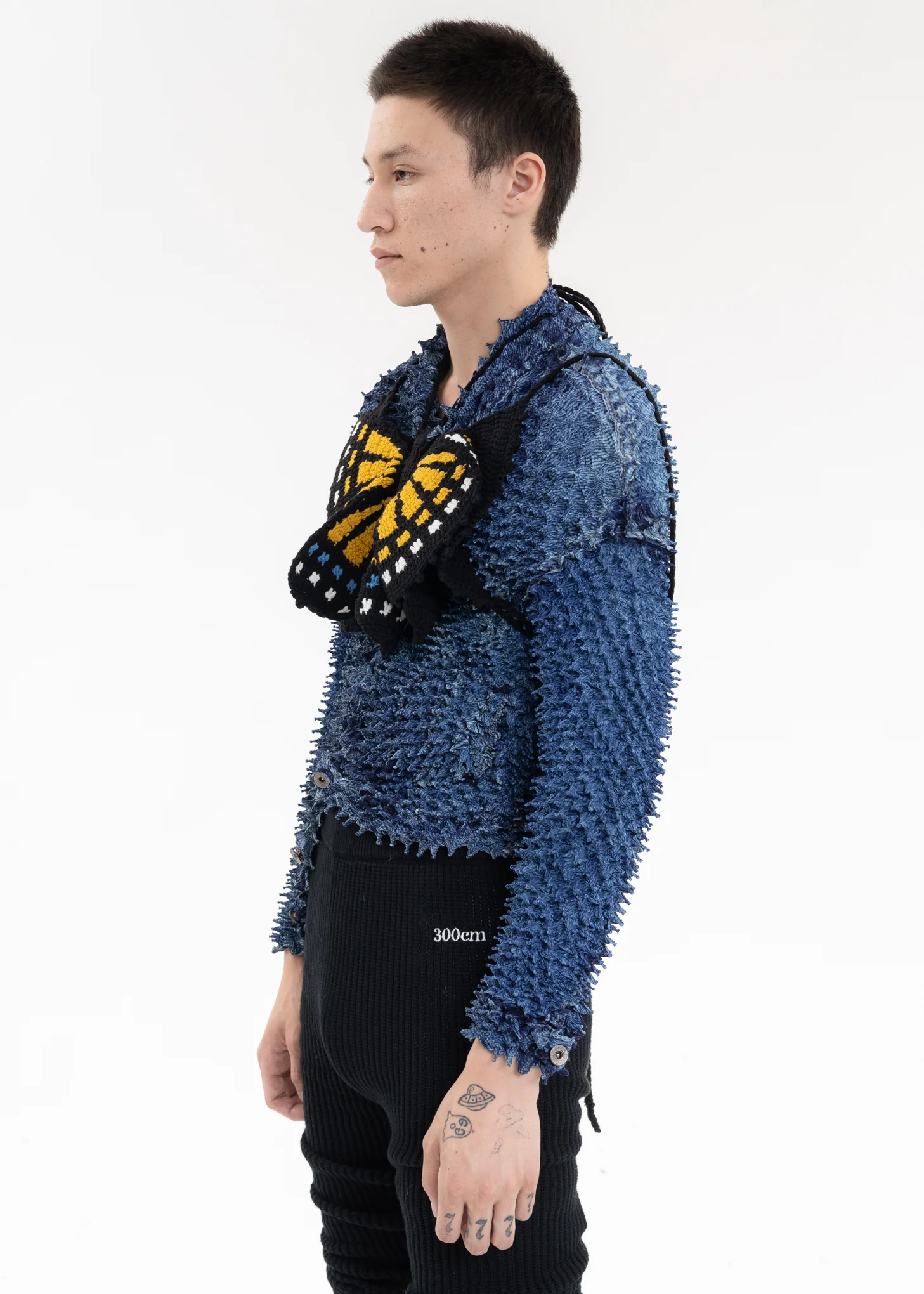 Yellow HAND-CROCHET BUTTERFLY TOPS - Image 3