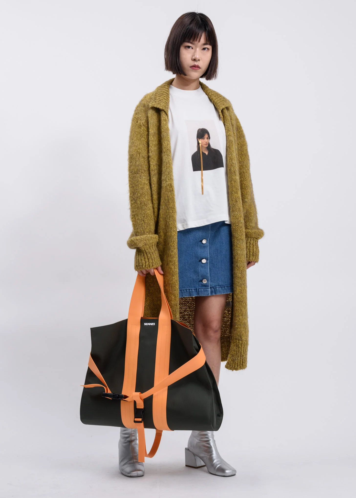Yellow Knit Cardigan - Image 5