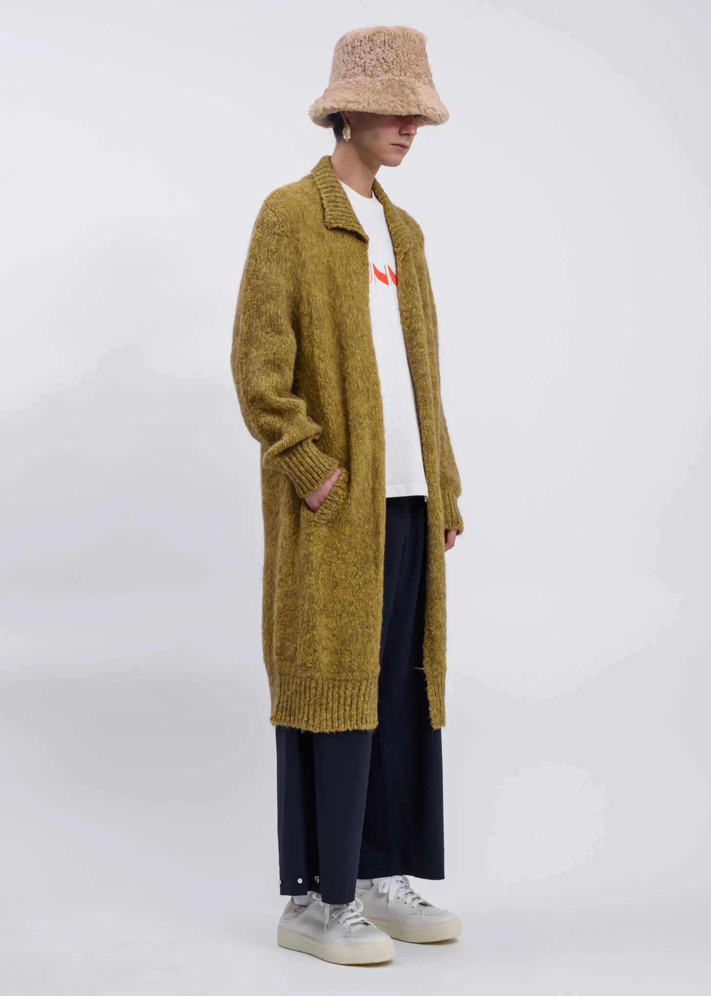 Yellow Knit Cardigan - Image 4