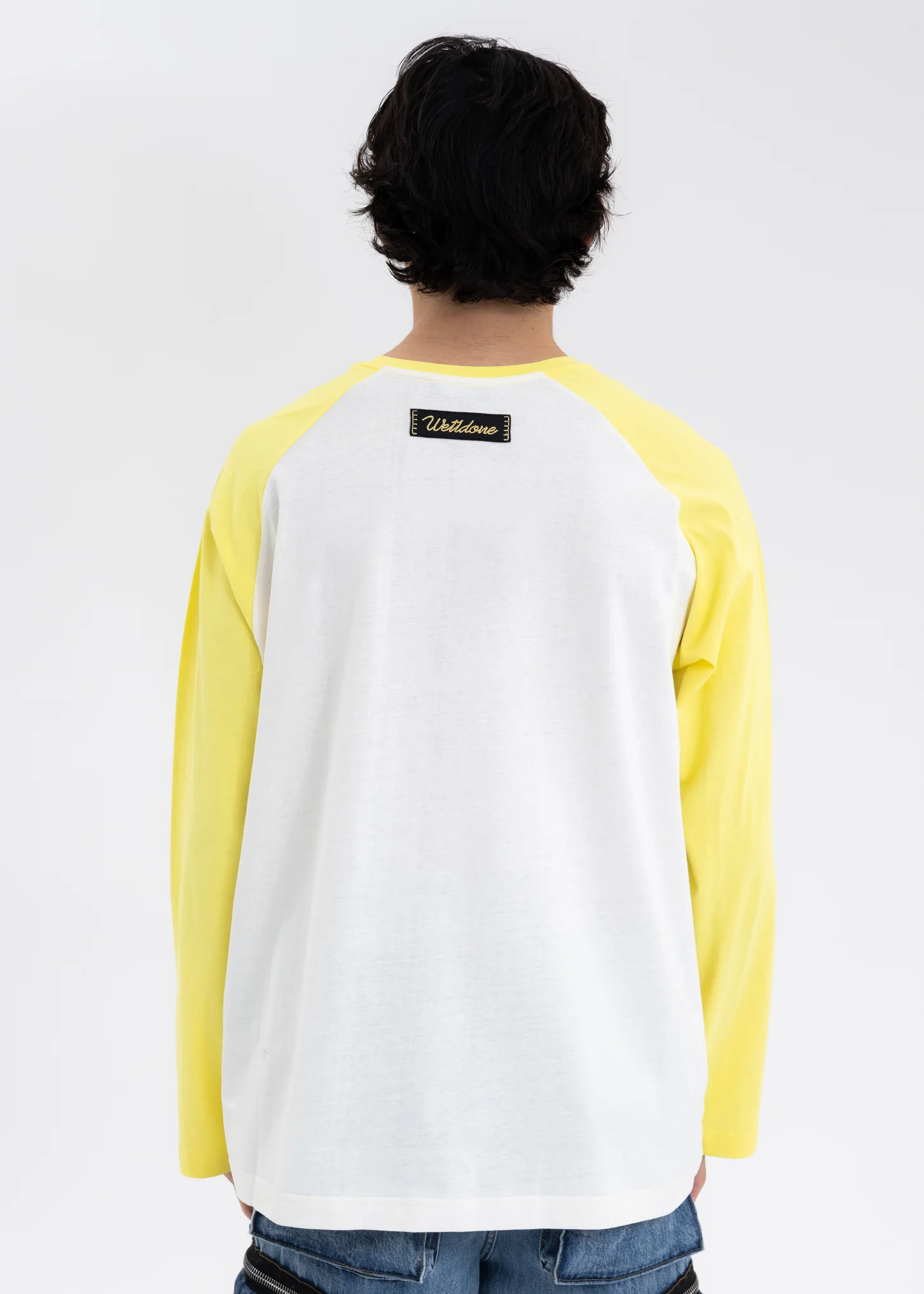 Yellow Monster Long Sleeve Raglan Shirt - Image 4