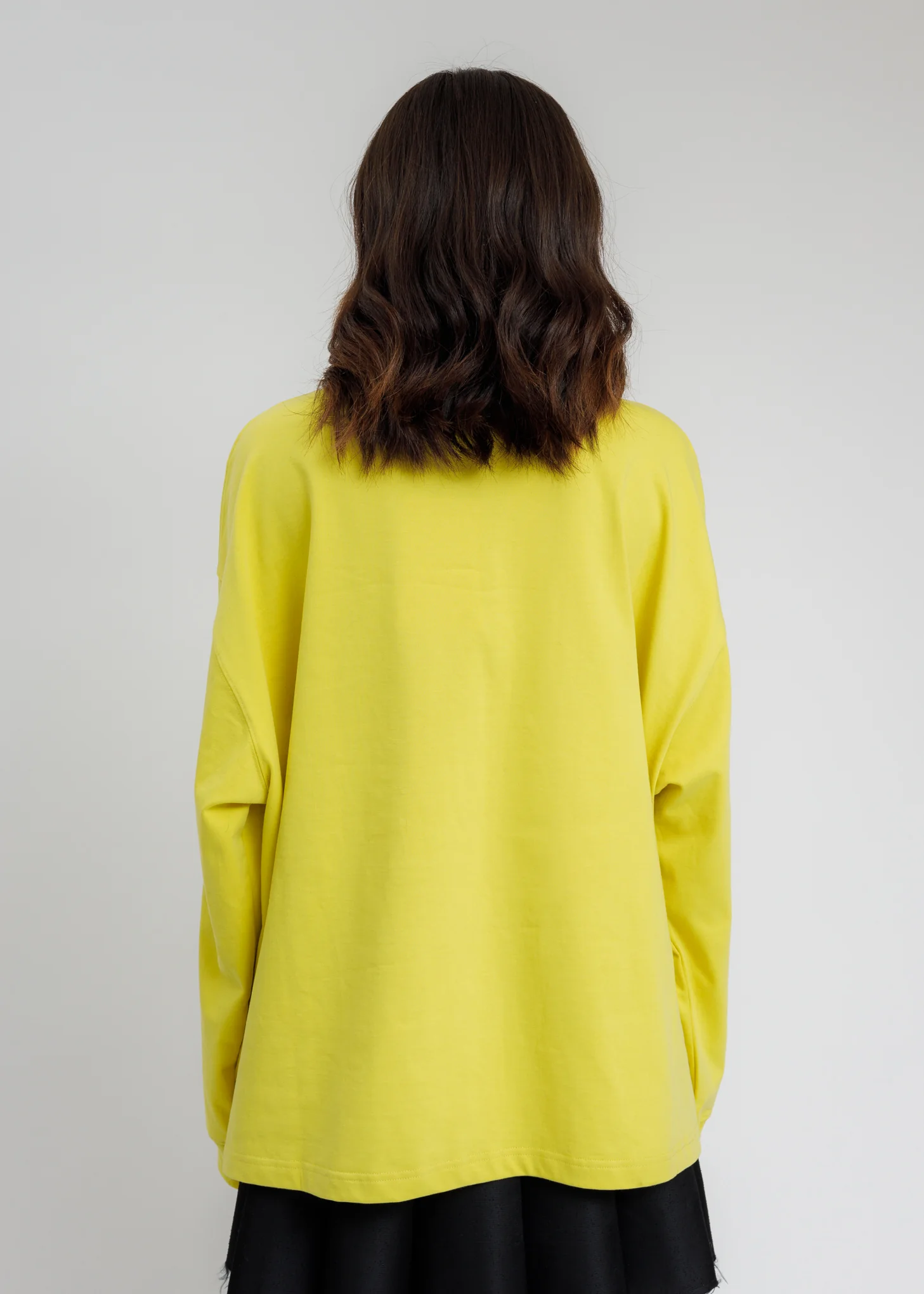 Yellow New Logo Embroidered  Long Sleeve - Image 3