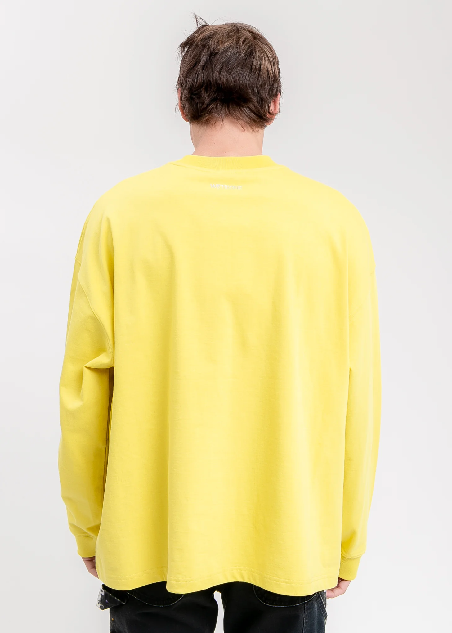 Yellow New Logo Embroidered Long Sleeve - Image 4