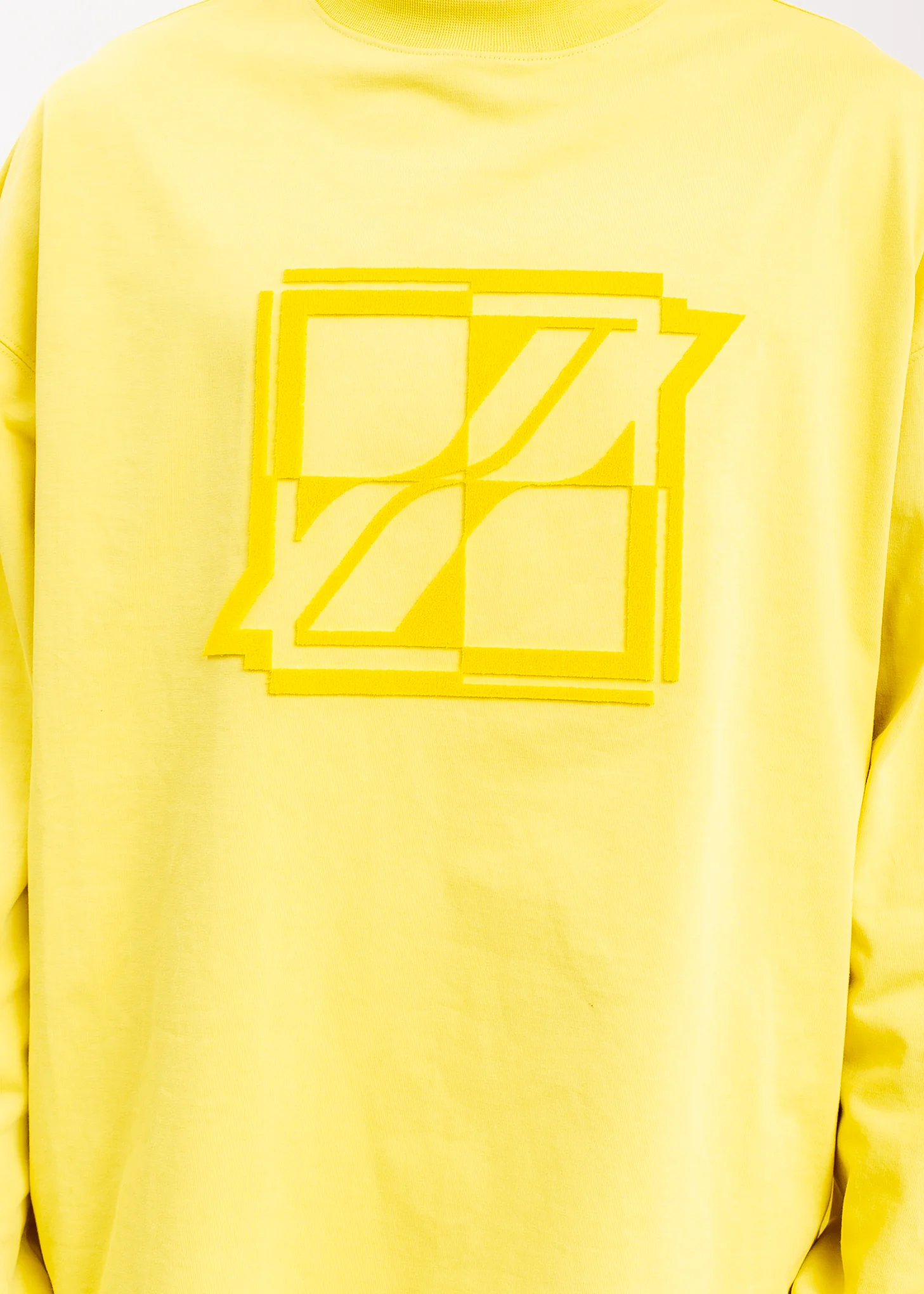 Yellow New Logo Embroidered Long Sleeve - Image 5