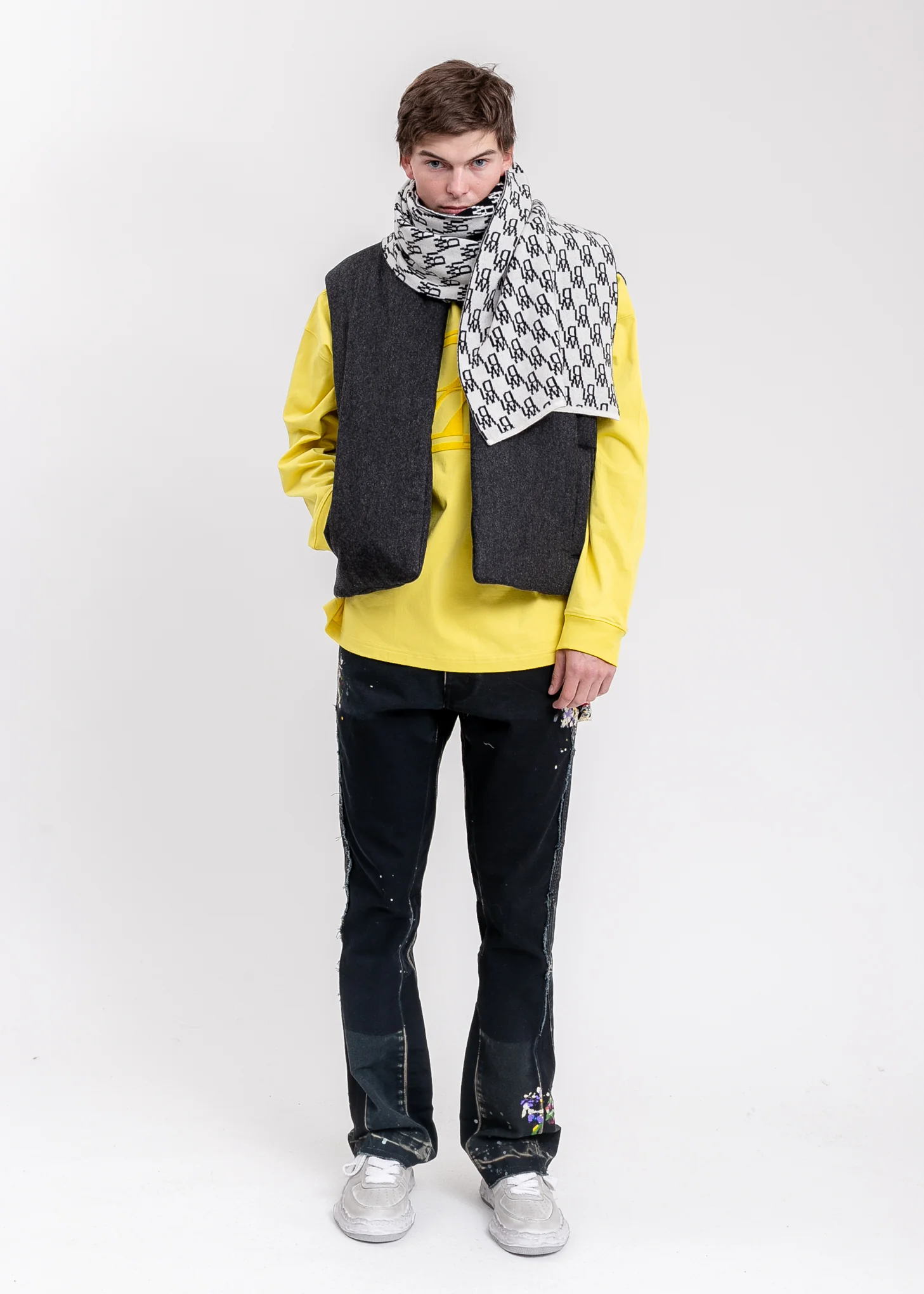 Yellow New Logo Embroidered Long Sleeve - Image 7
