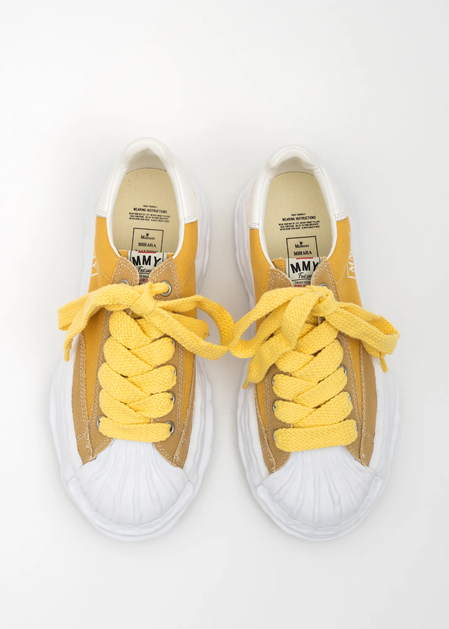 Yellow OG Sole STC Canvas Low-Top Sneaker (BLAKEY LOW) - Image 3