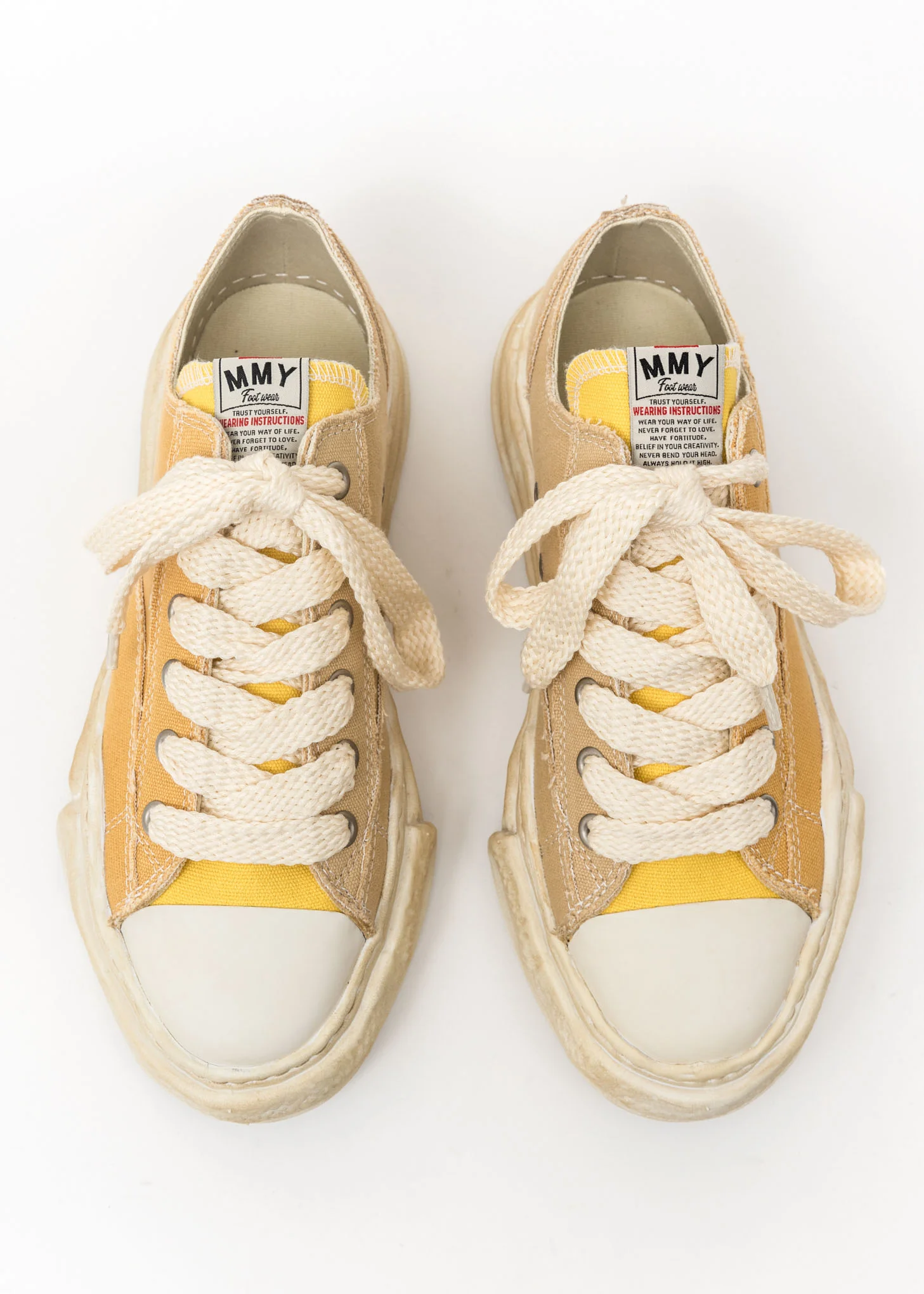 Yellow Original Sole Overdyed Lowcut Sneaker - Image 2