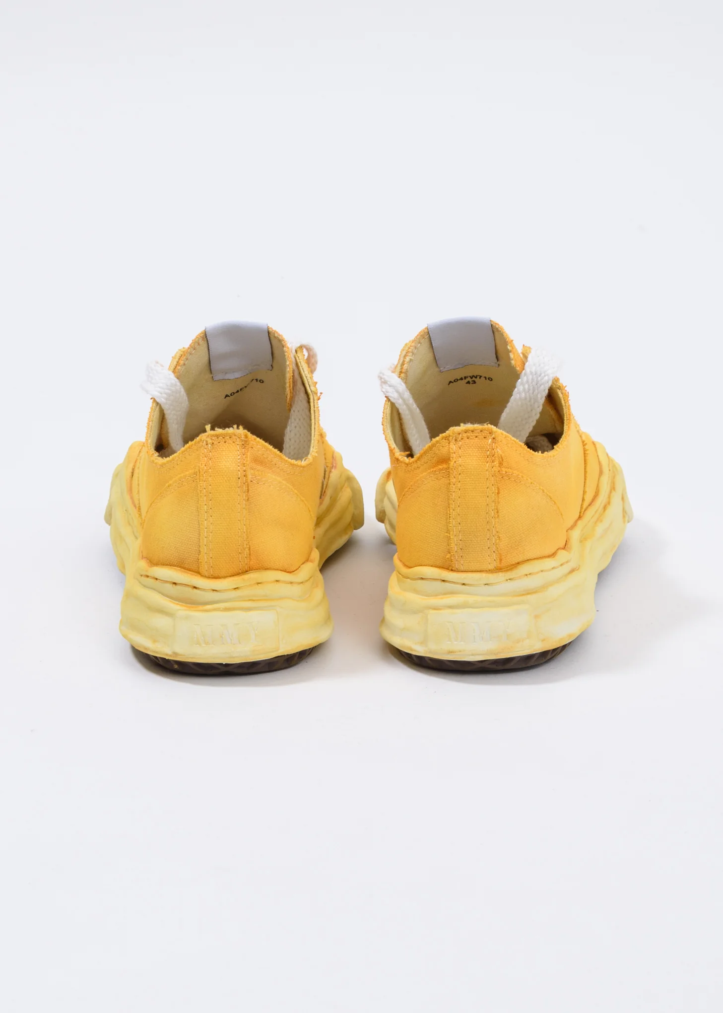 Yellow Overdye Original Sole Low Cut Sneaker - Image 2
