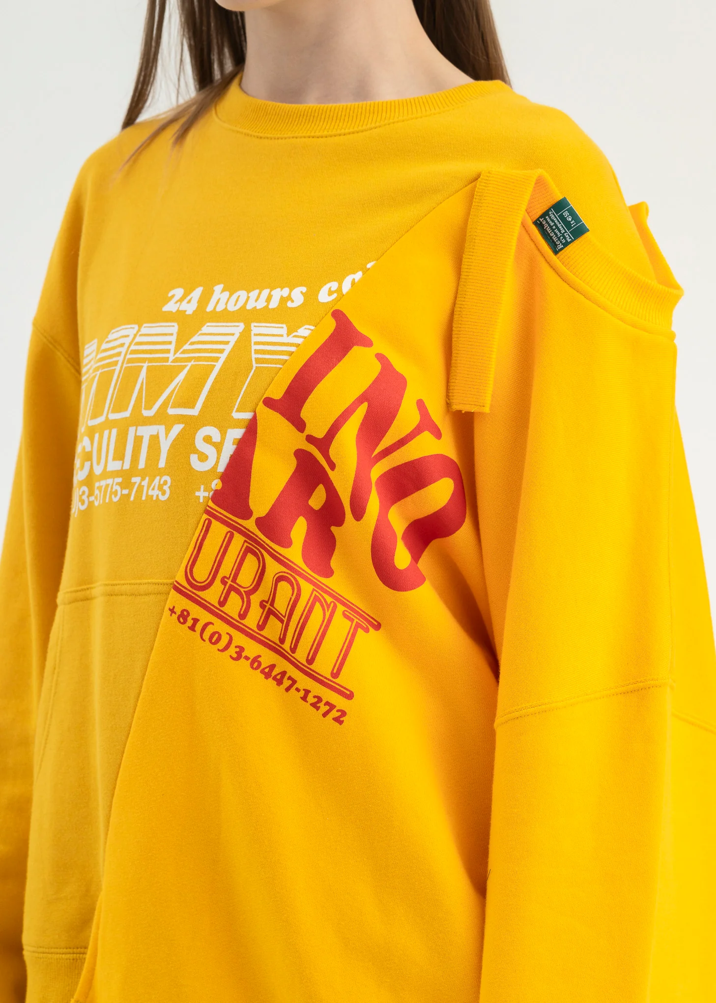YELLOW PACTHWORK SWEATER - Image 4