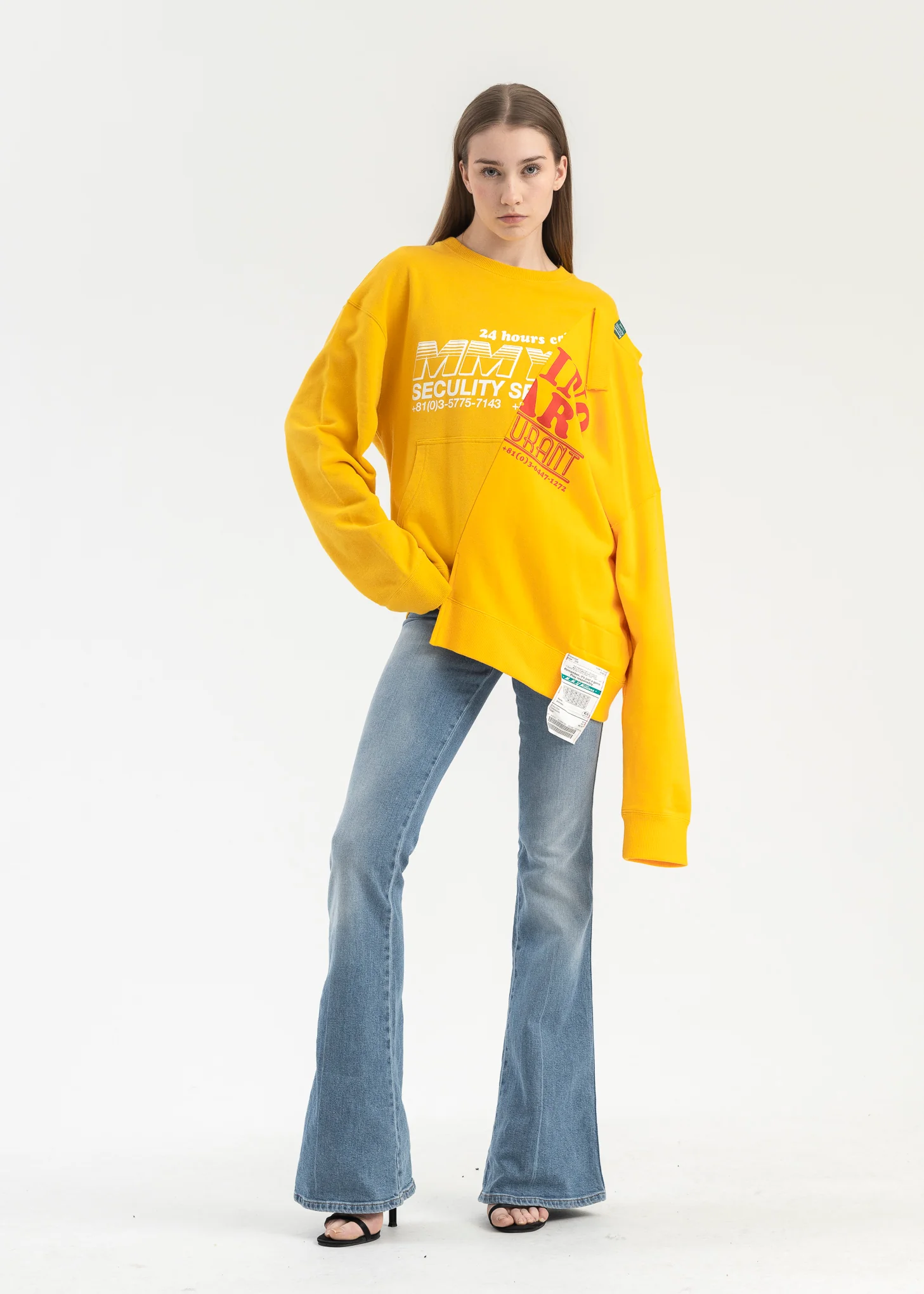 YELLOW PACTHWORK SWEATER - Image 5