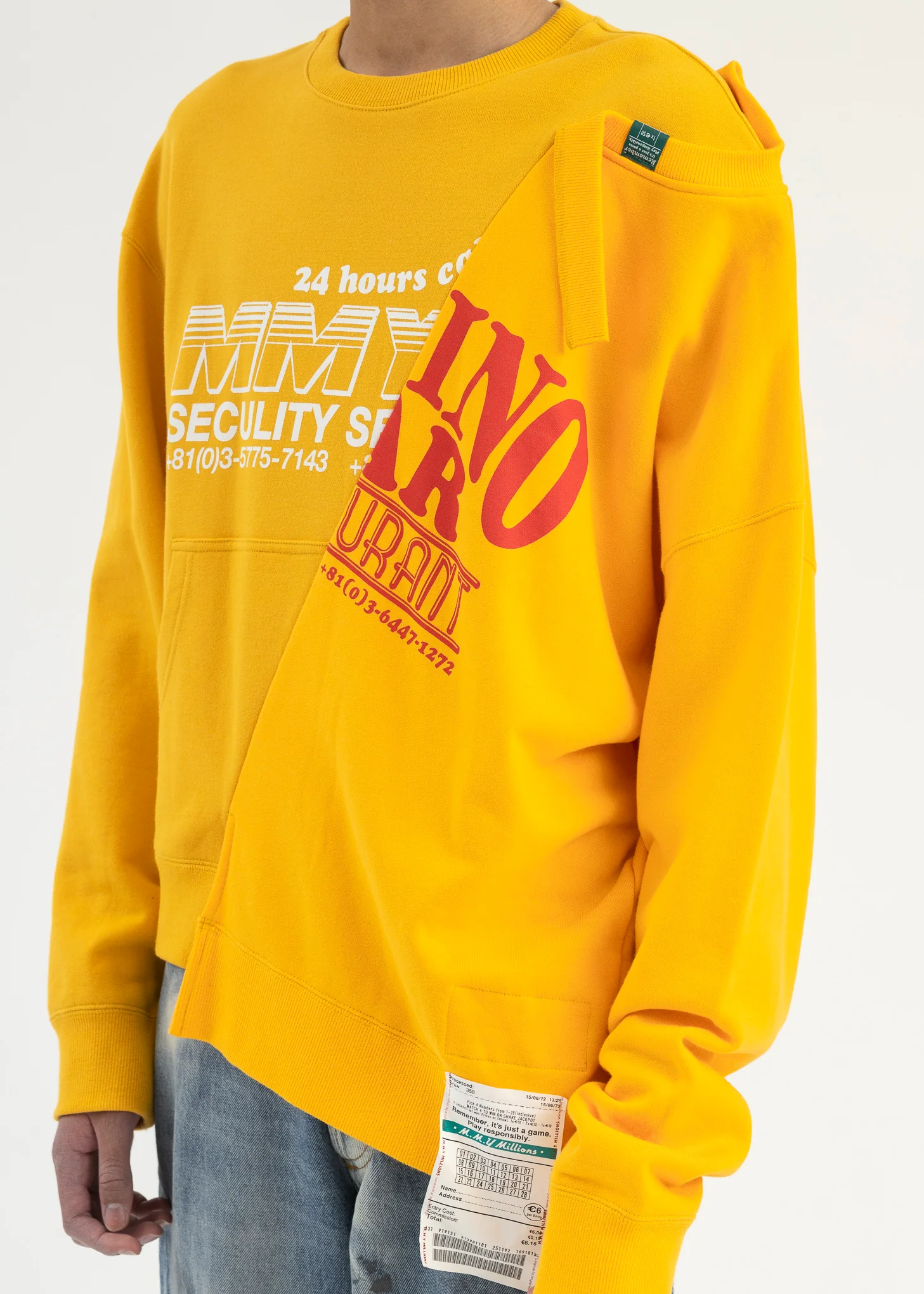 YELLOW PACTHWORK SWEATER - Image 2
