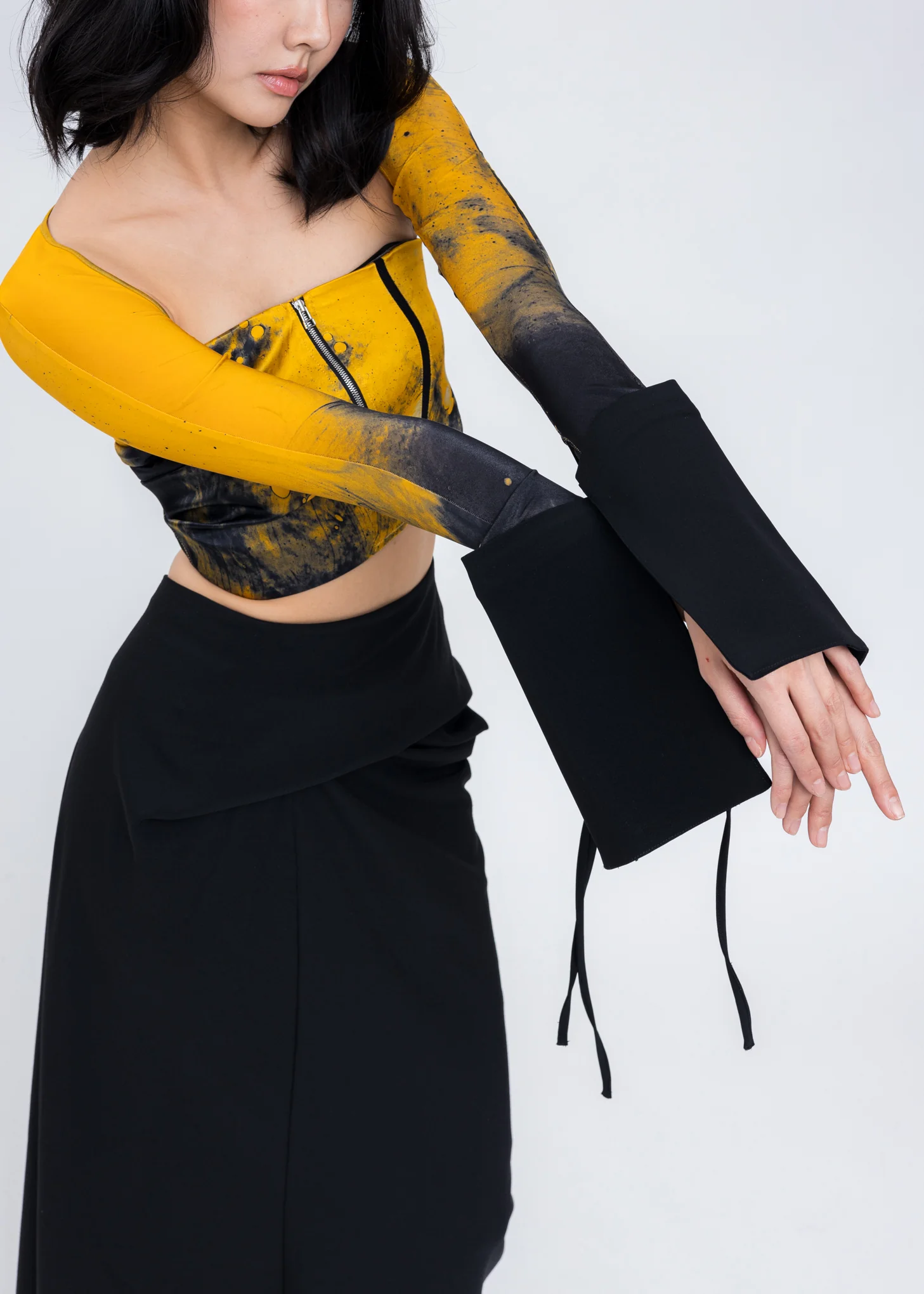 Yellow Printed Long Sleeves - Image 2