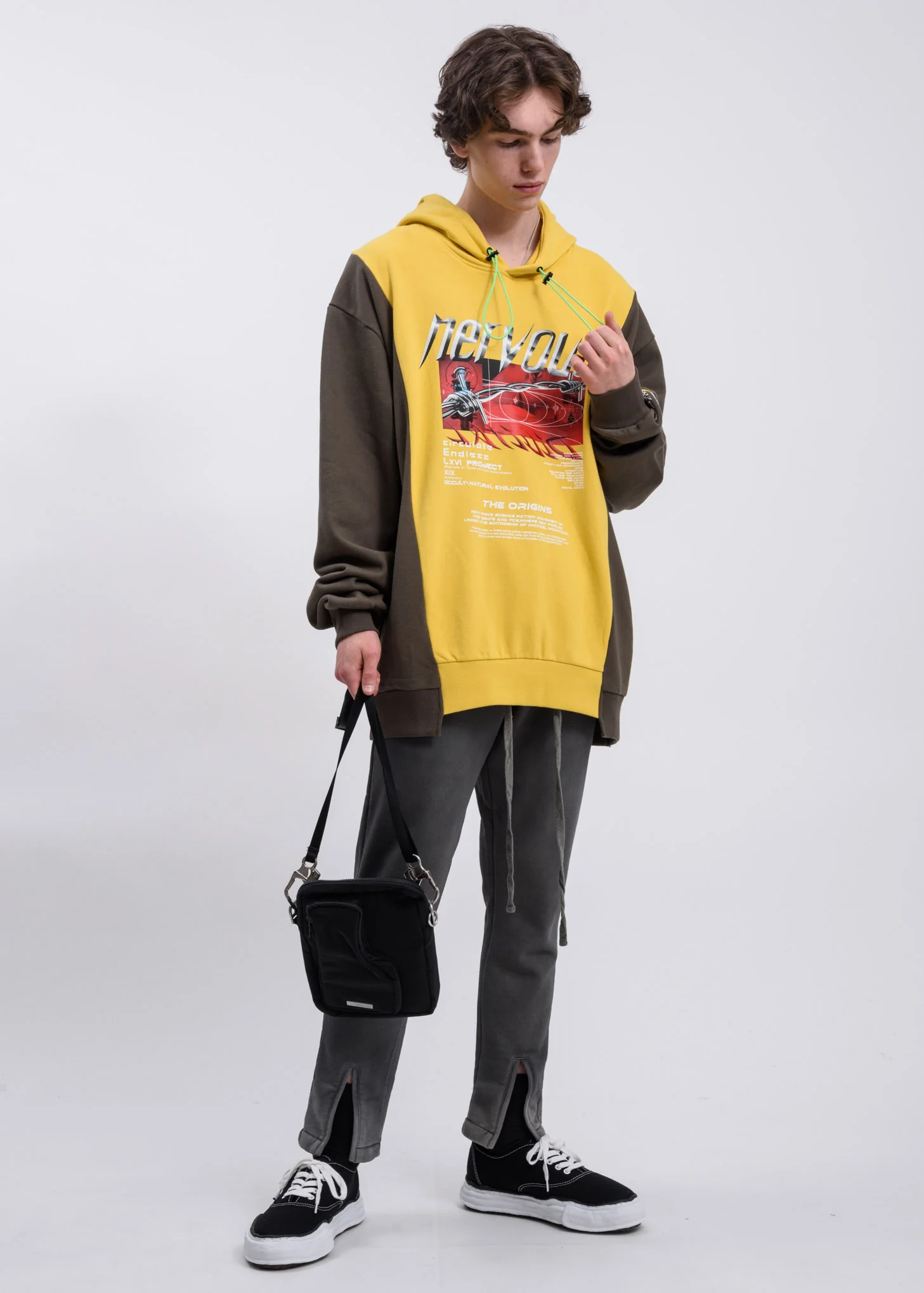 Yellow Reconstructed Hoodie - Image 5