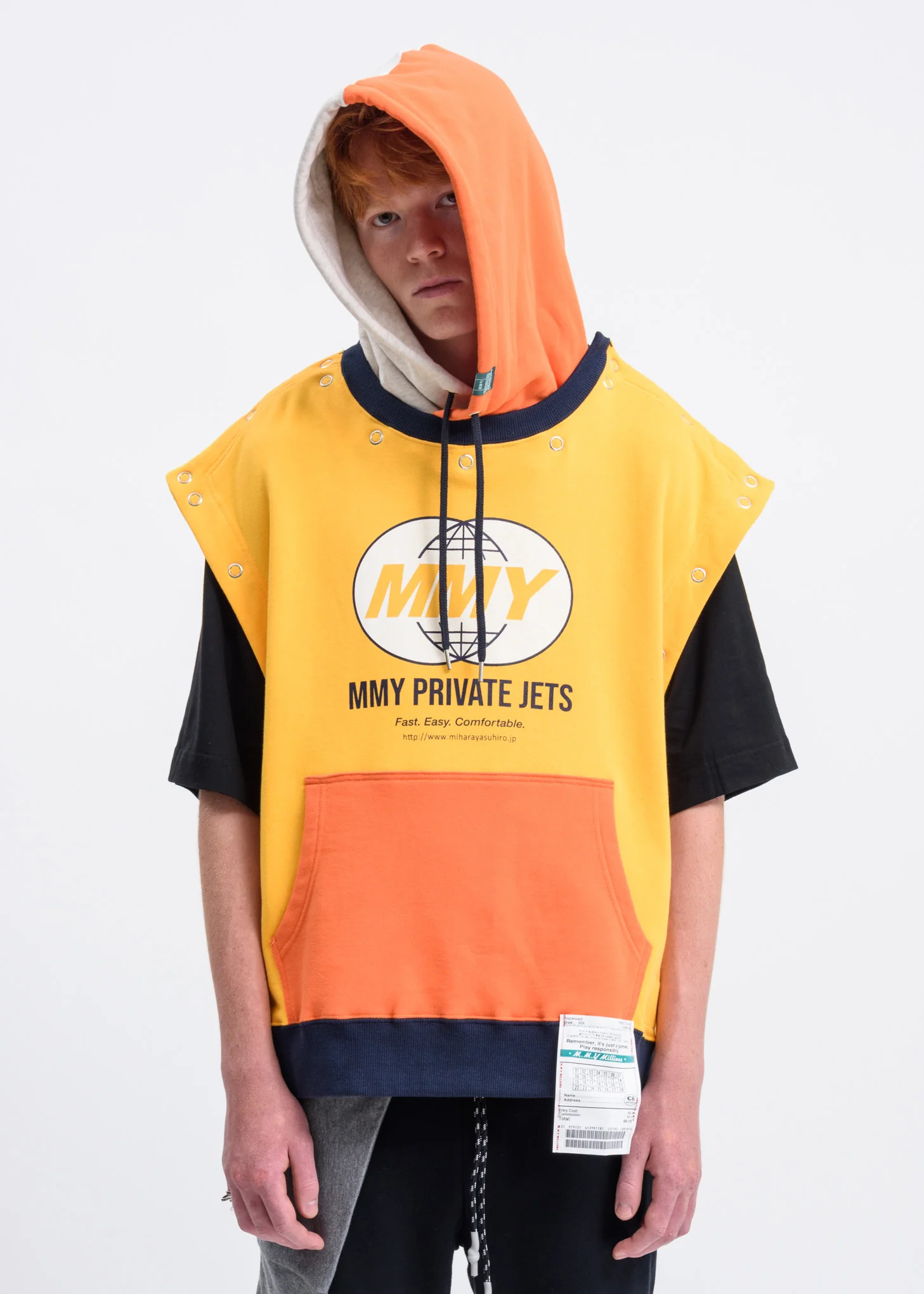 Yellow Removable Hoodie - Image 3