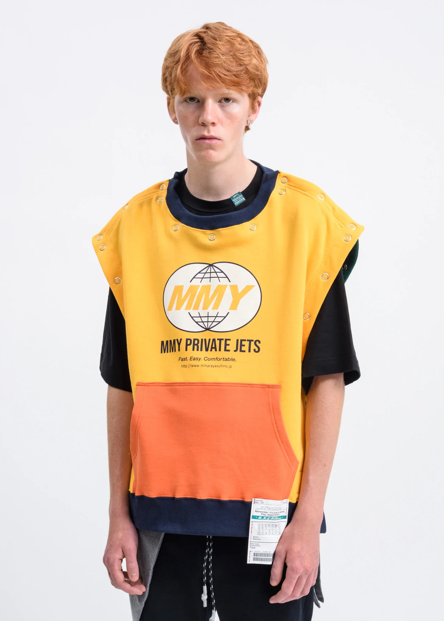 Yellow Removable Hoodie - Image 6