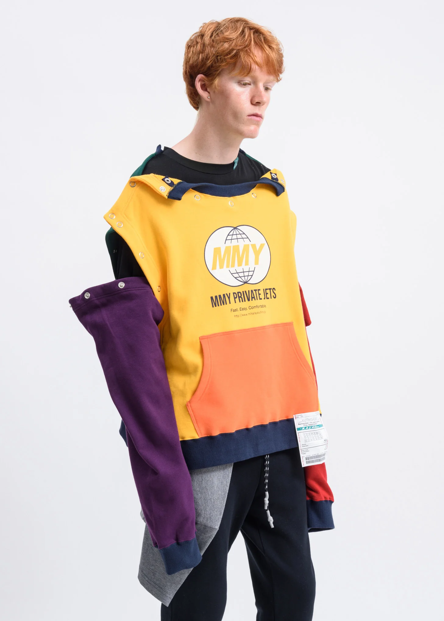 Yellow Removable Hoodie - Image 7