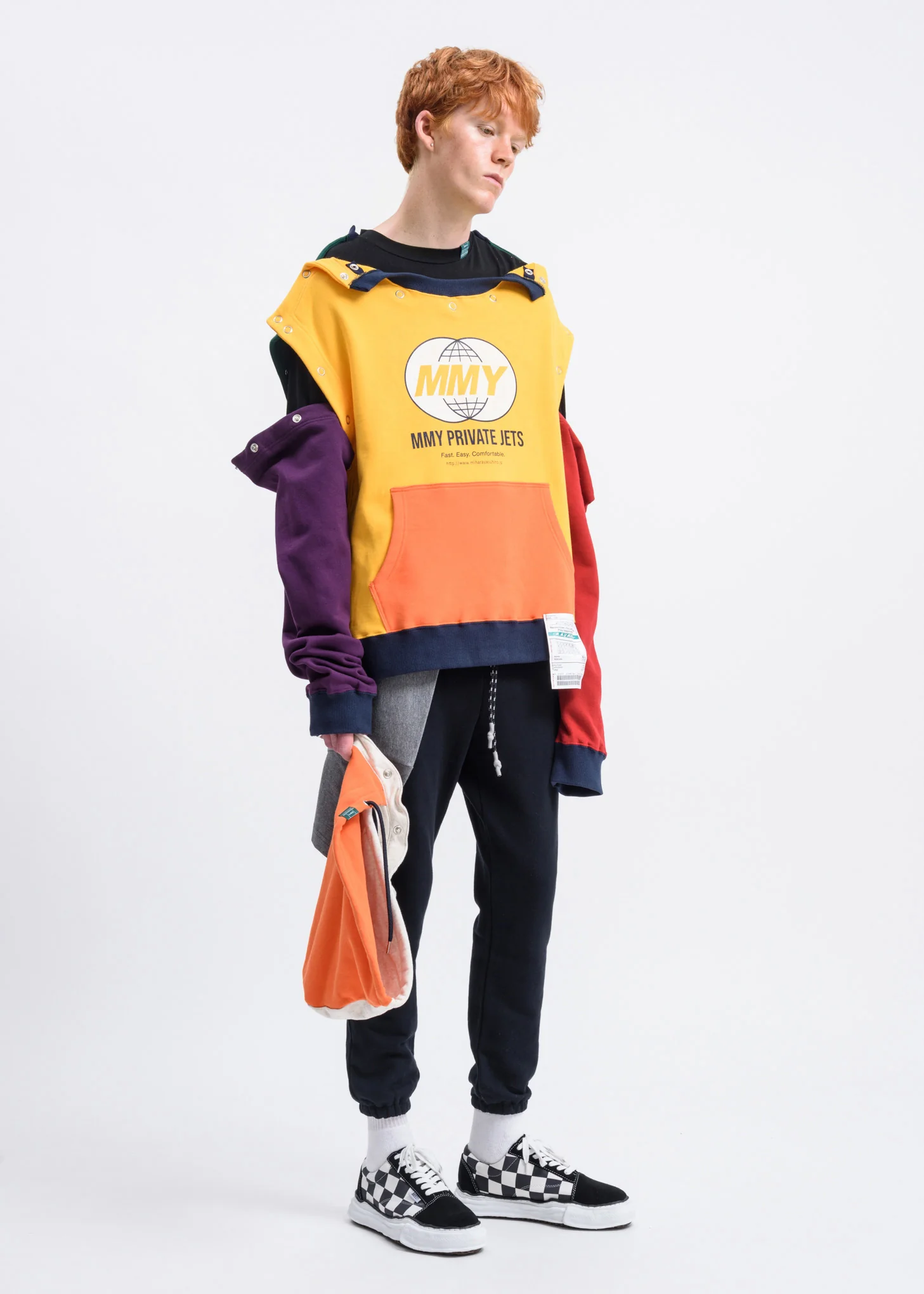 Yellow Removable Hoodie - Image 8