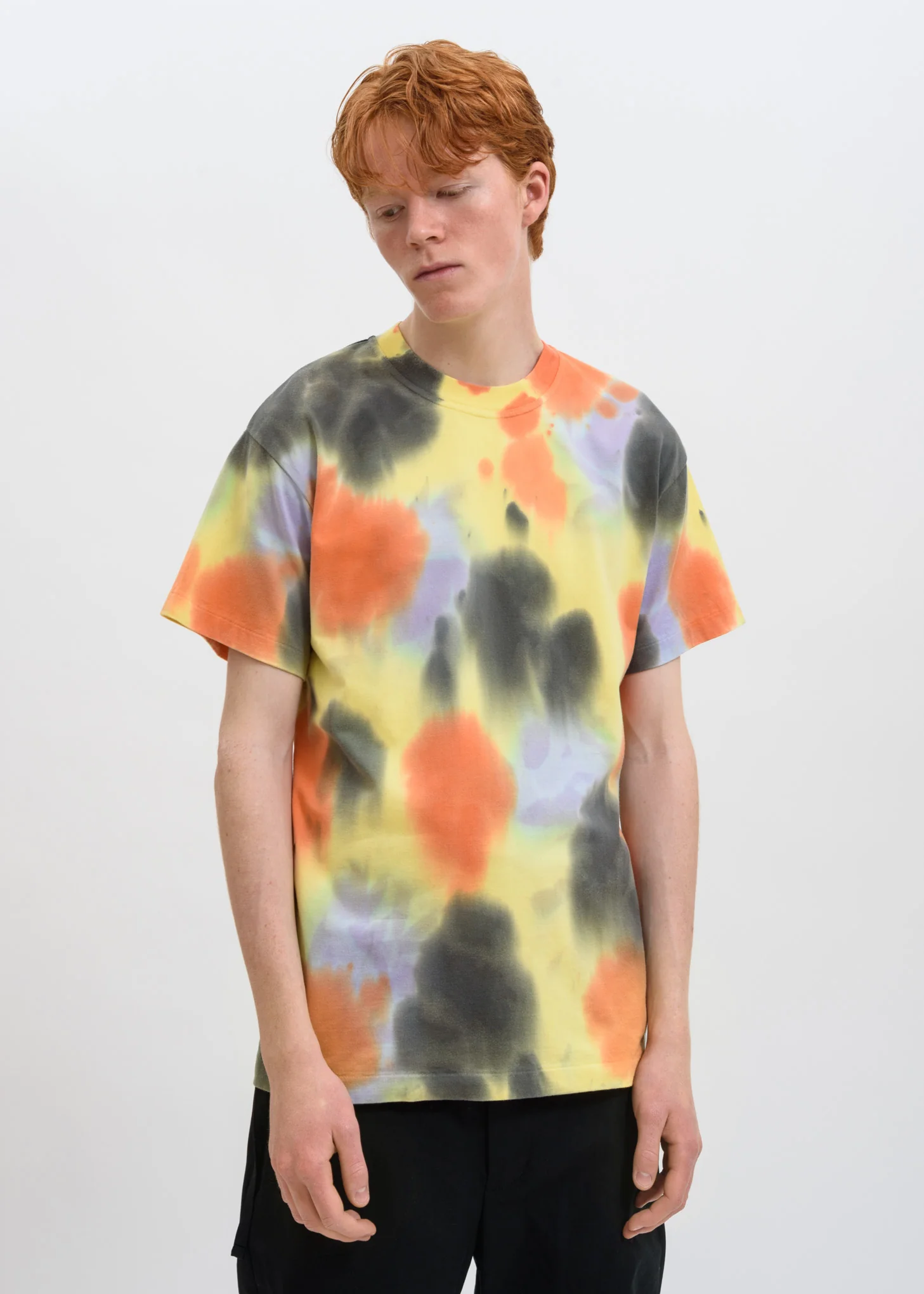 Yellow Waves Tie Dye T-Shirt
