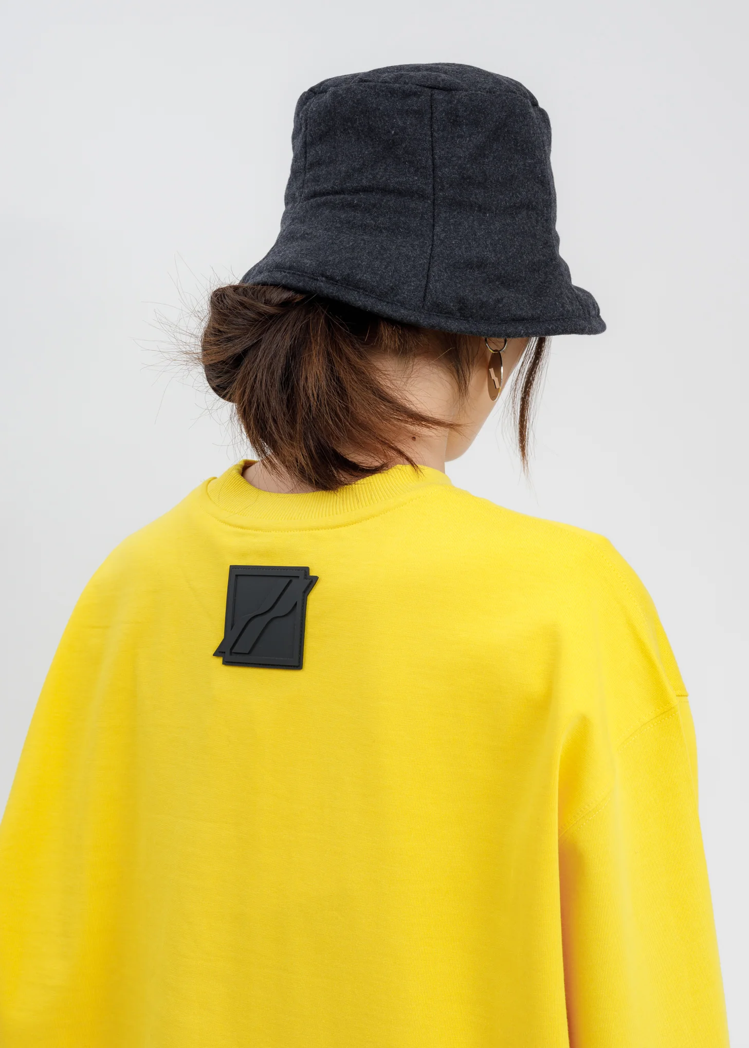 Yellow WE11DONE Crystal Logo Long Sleeves - Image 5