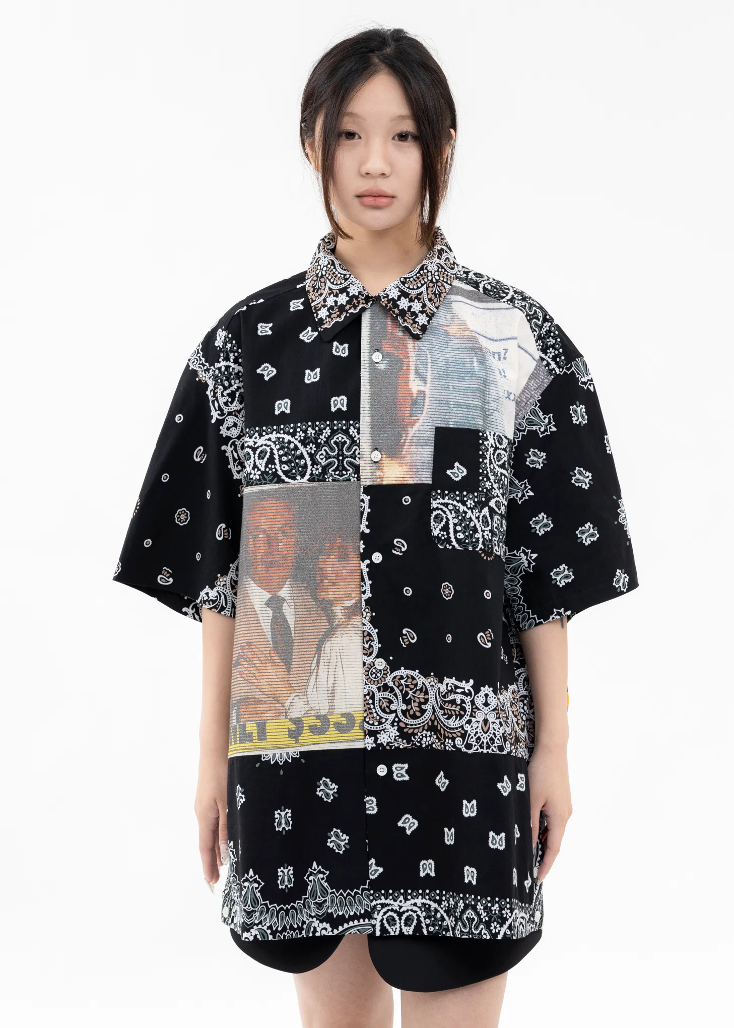 YHY×BLK BANDANA PATCH SHIRTS SS X YAGI
