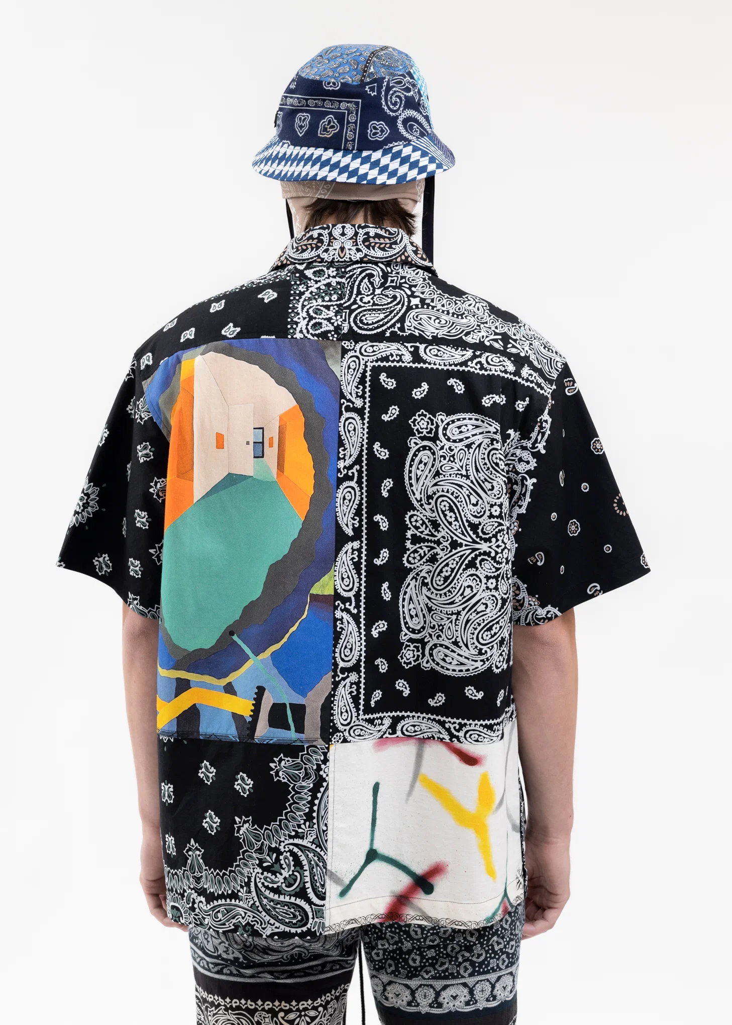 YHY×BLK BANDANA PATCH SHIRTS SS X YAGI - Image 2
