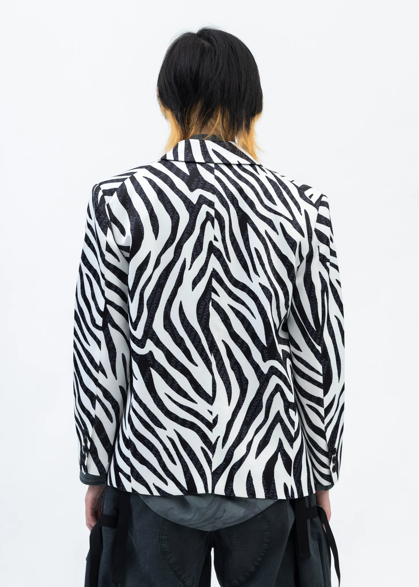 Zebra Print Oversized Blazer - Image 2