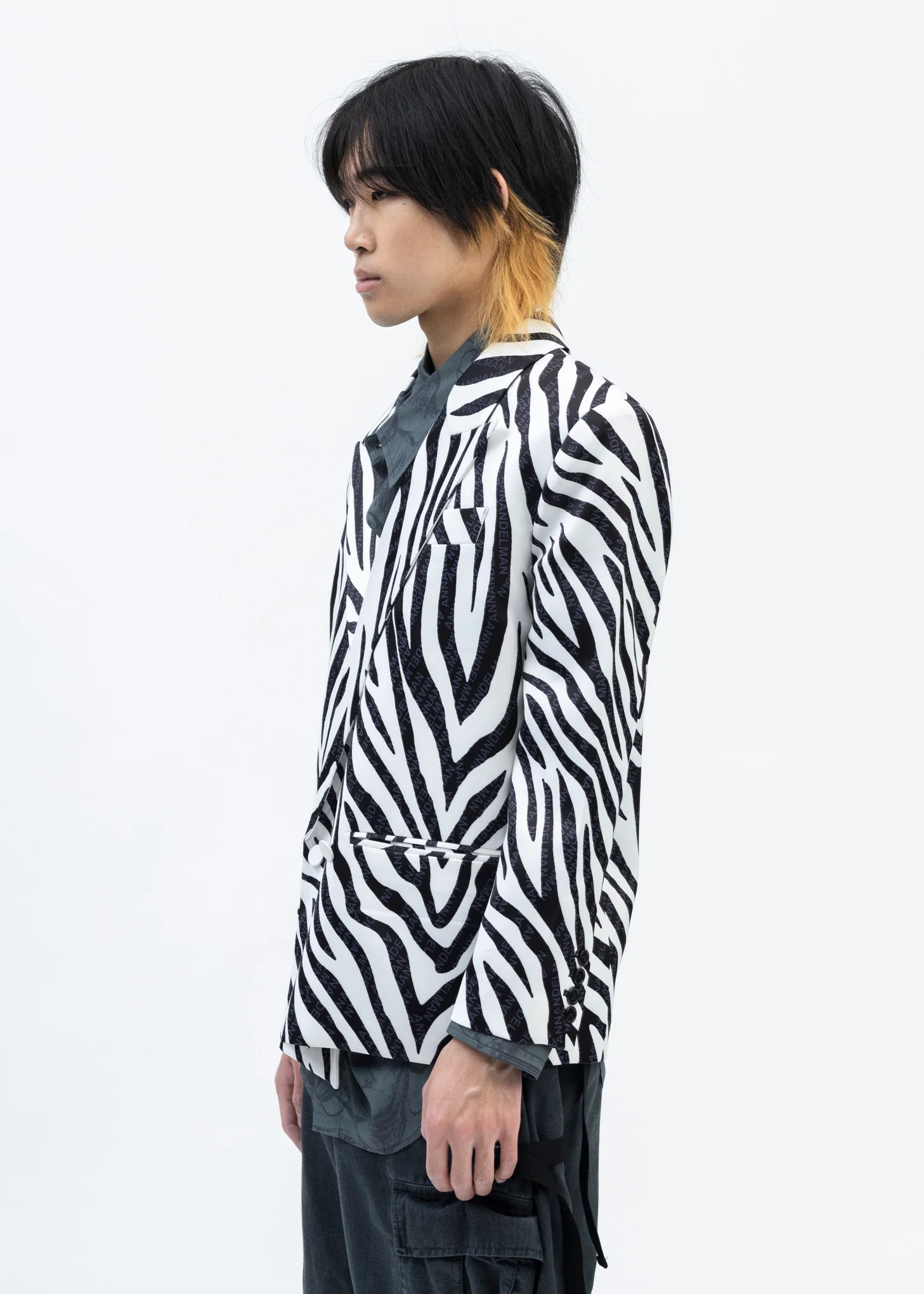 Zebra Print Oversized Blazer - Image 3