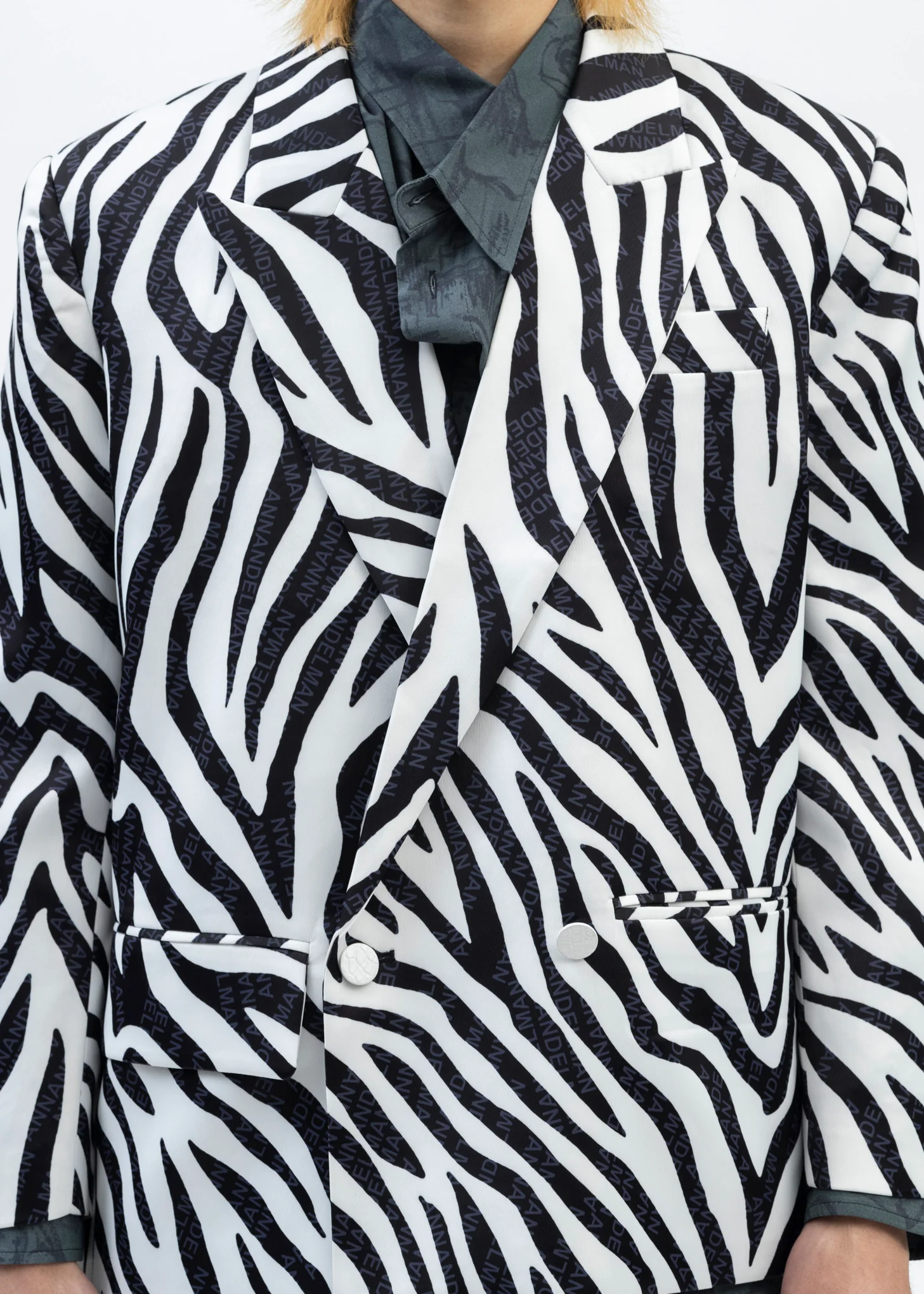 Zebra Print Oversized Blazer - Image 4